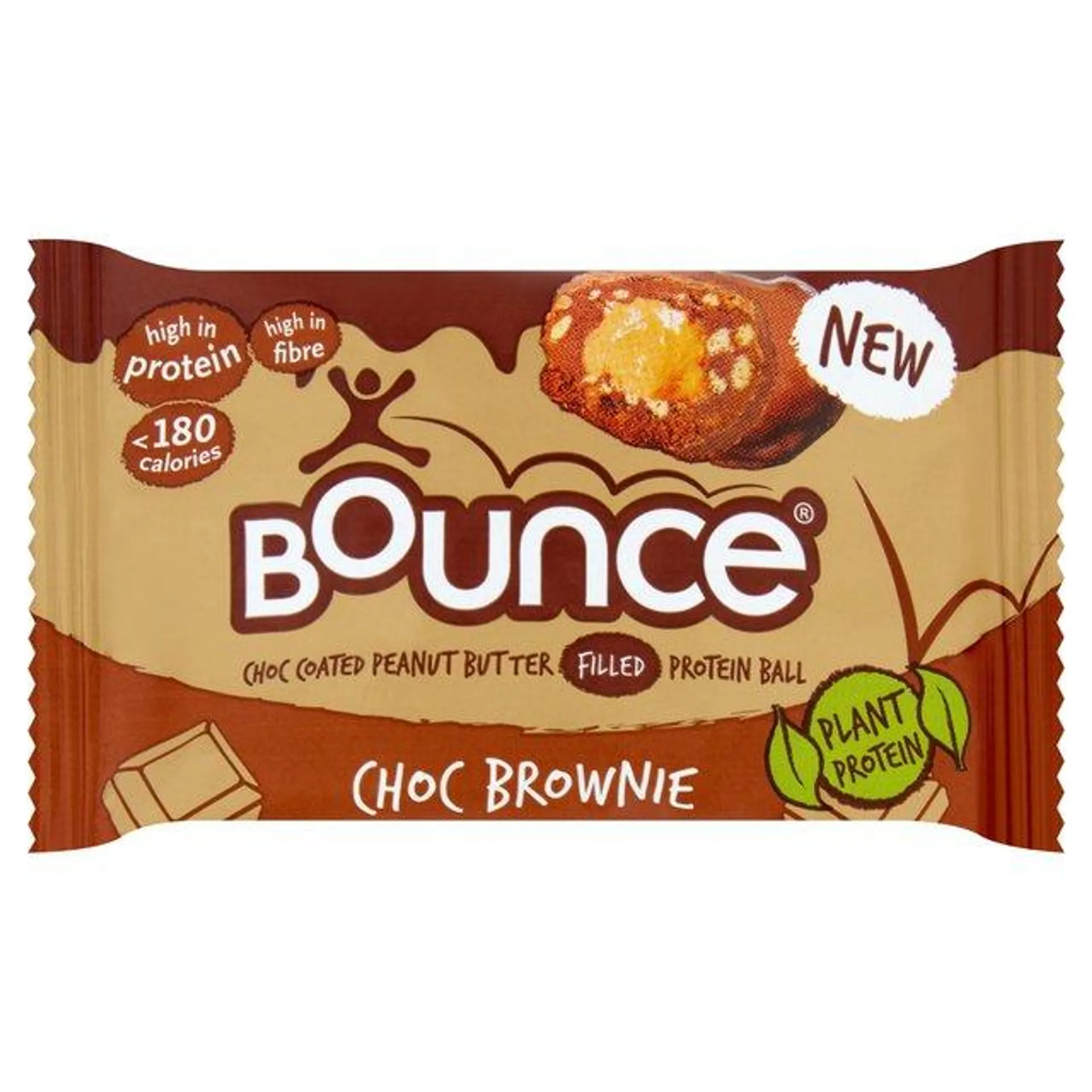 Bounce Dipped Choc Brownie Protein Ball