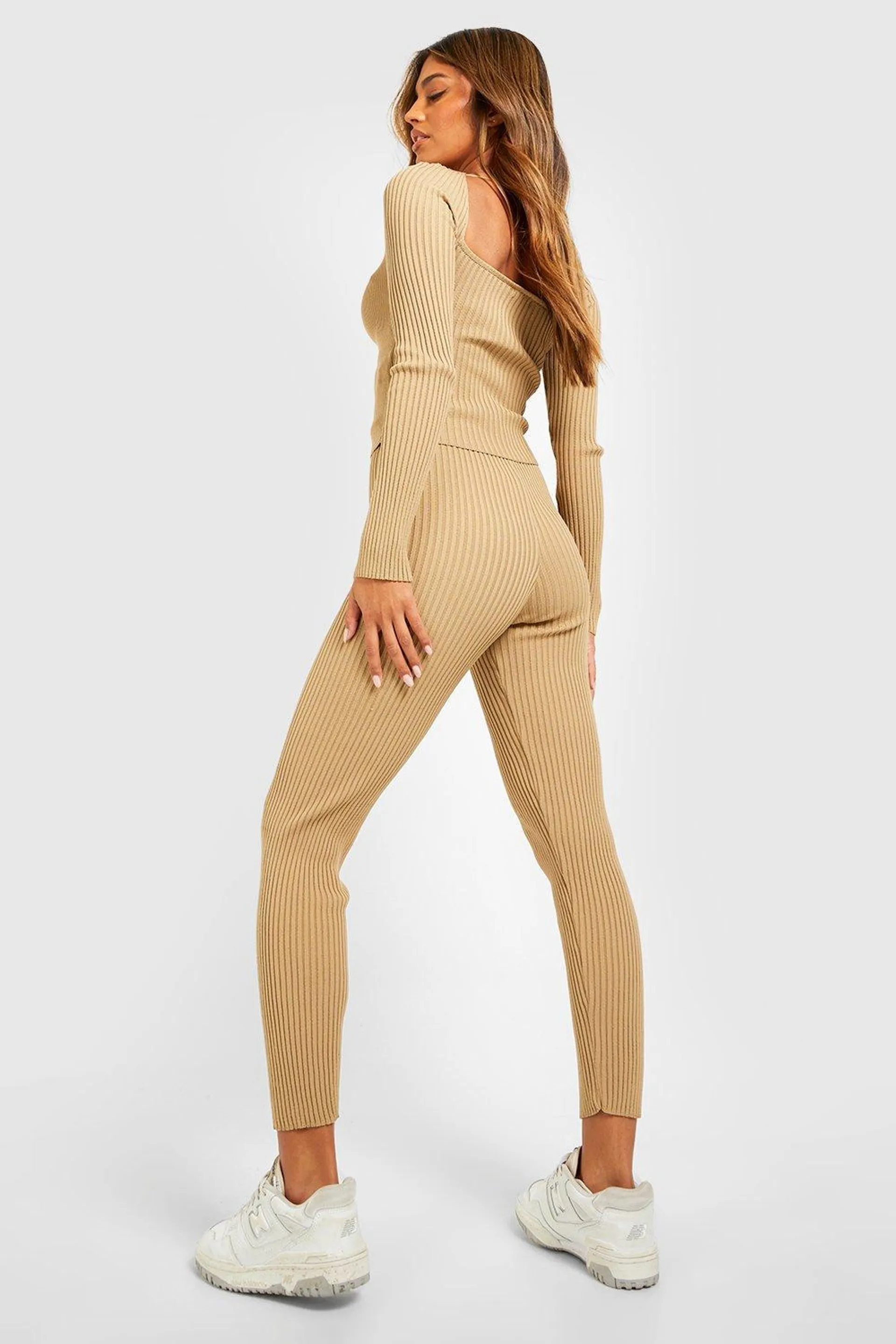 Knitted Corset And Leggings Co-ord