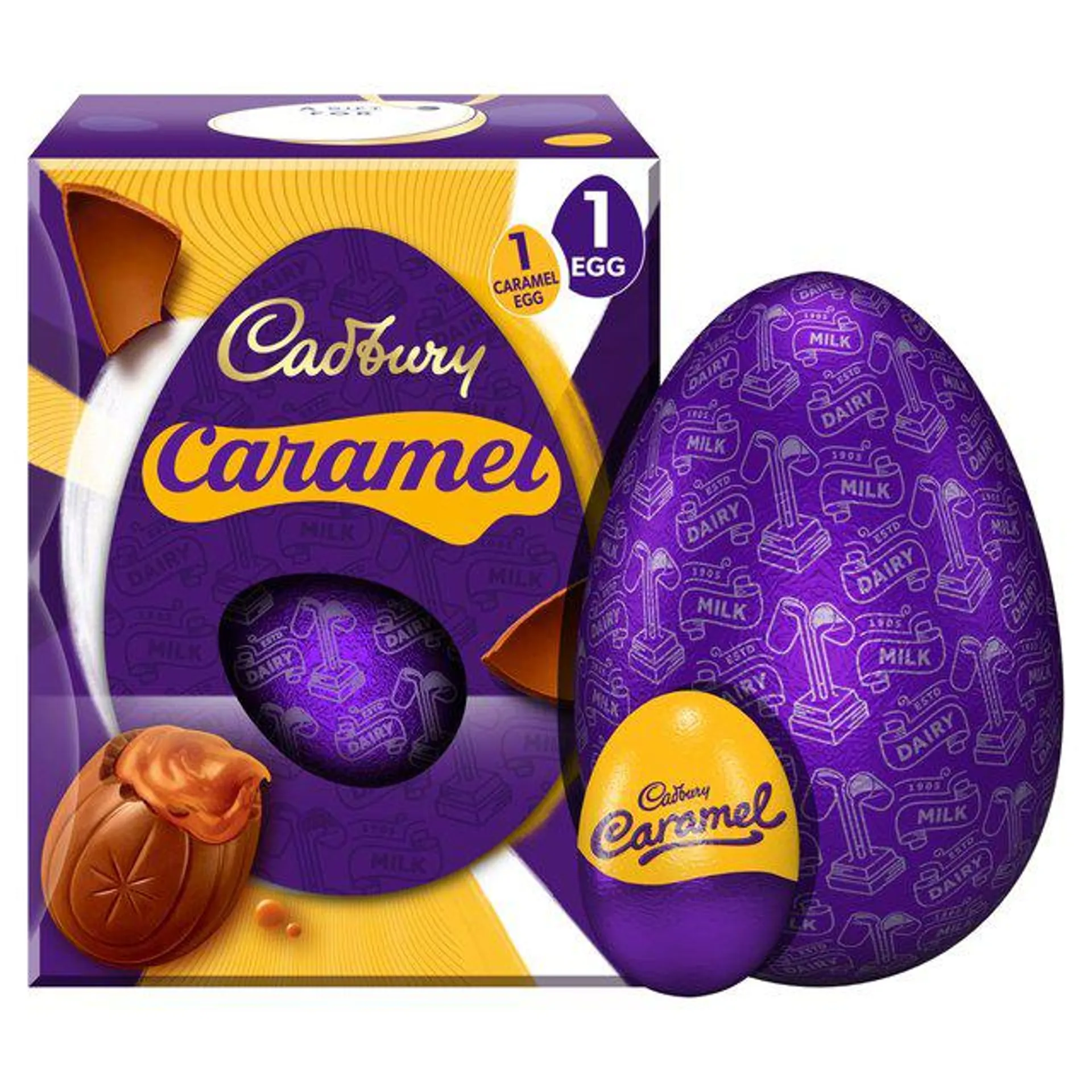 Cadbury Caramel Traditional Chocolate Easter Egg