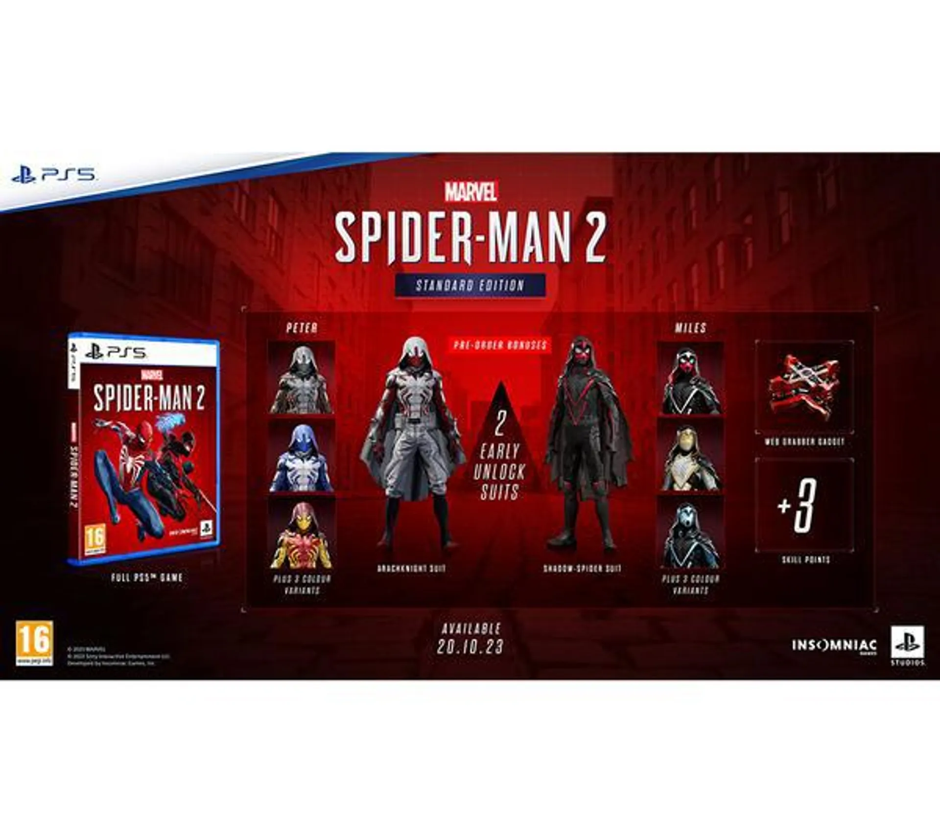 SONY PlayStation 5 & Marvel's Spider-Man 2 Limited Edition Bundle