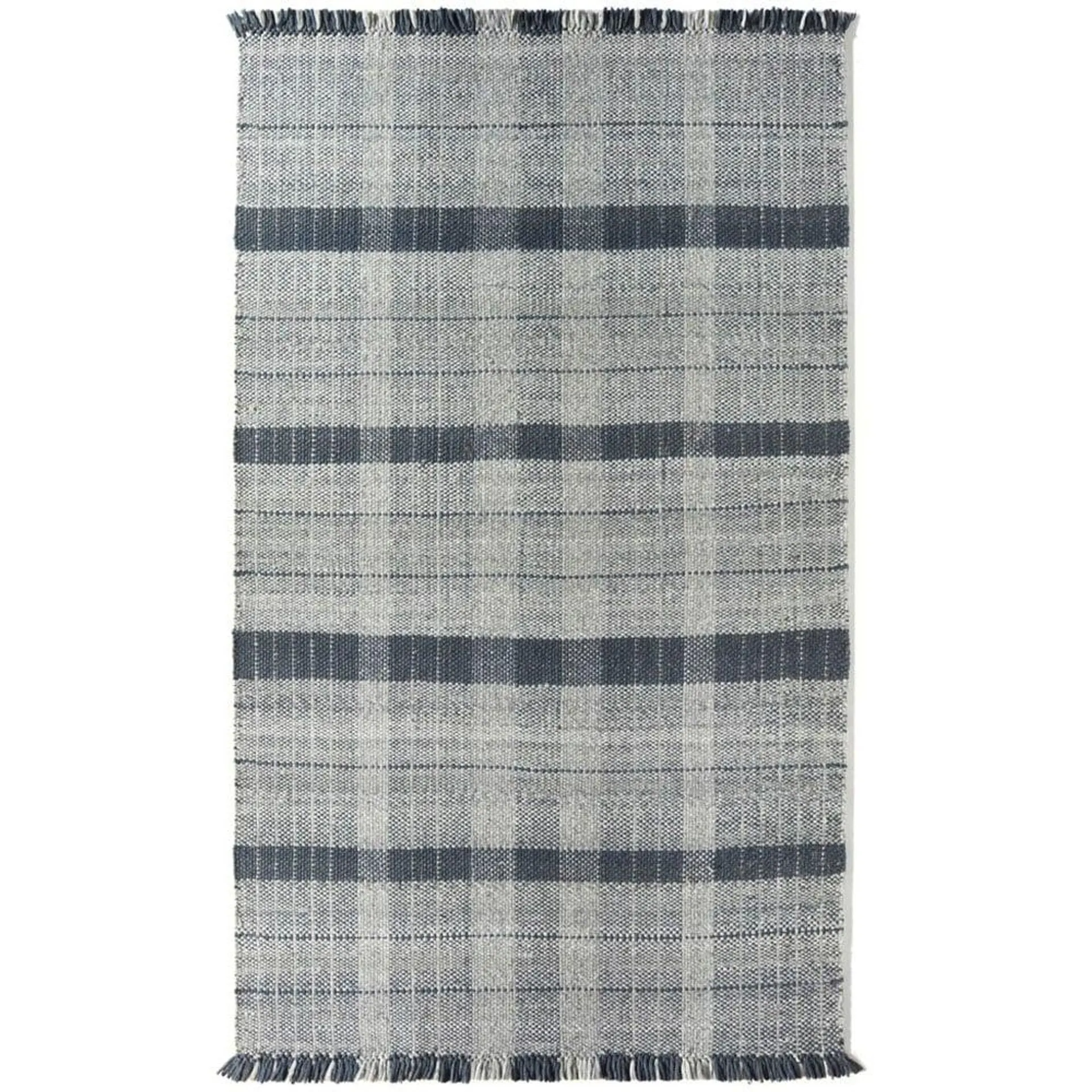 Origins Navy Highland Check Rug 120 x 170cm