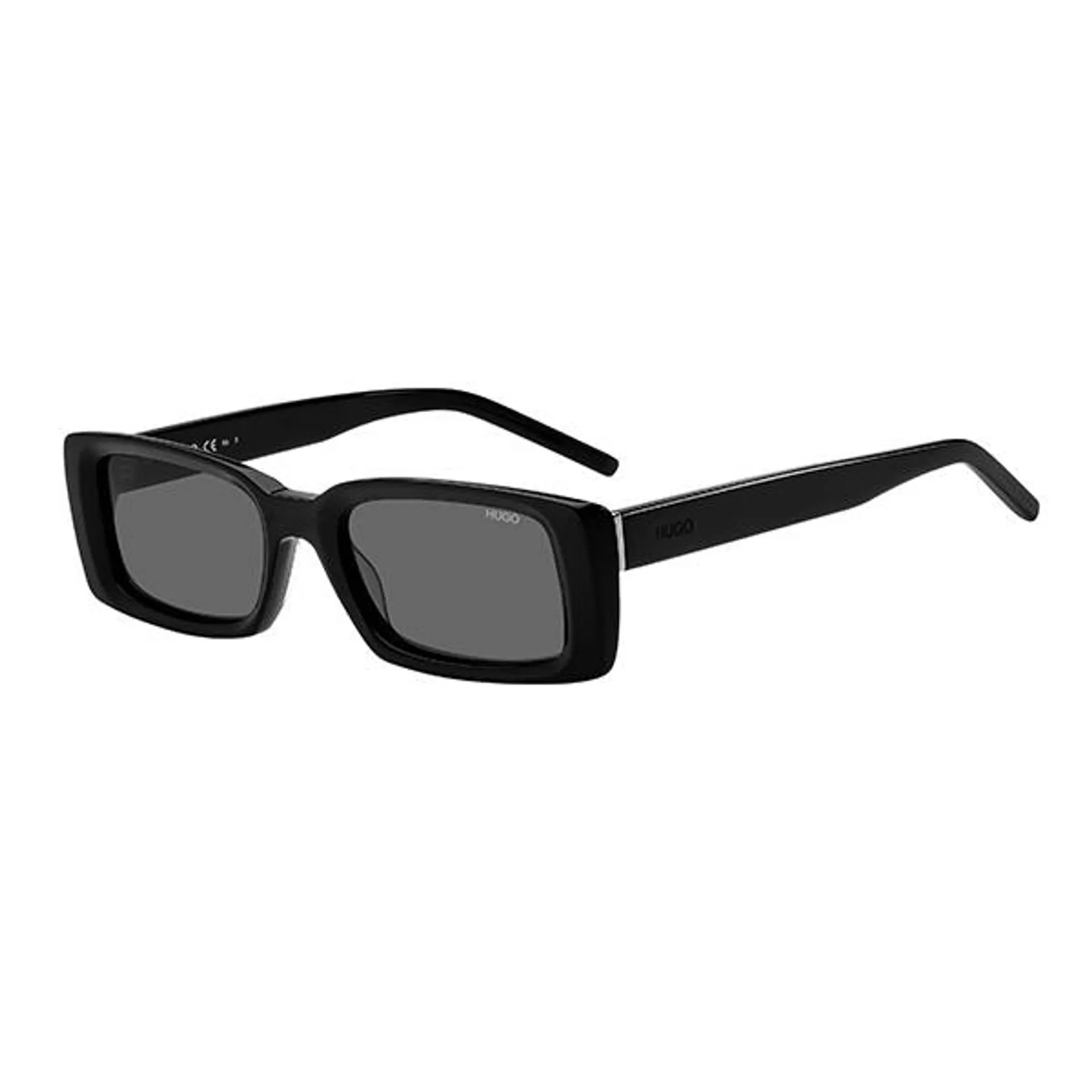 Hugo Boss Women's Black Octagonal Frame Sunglasses