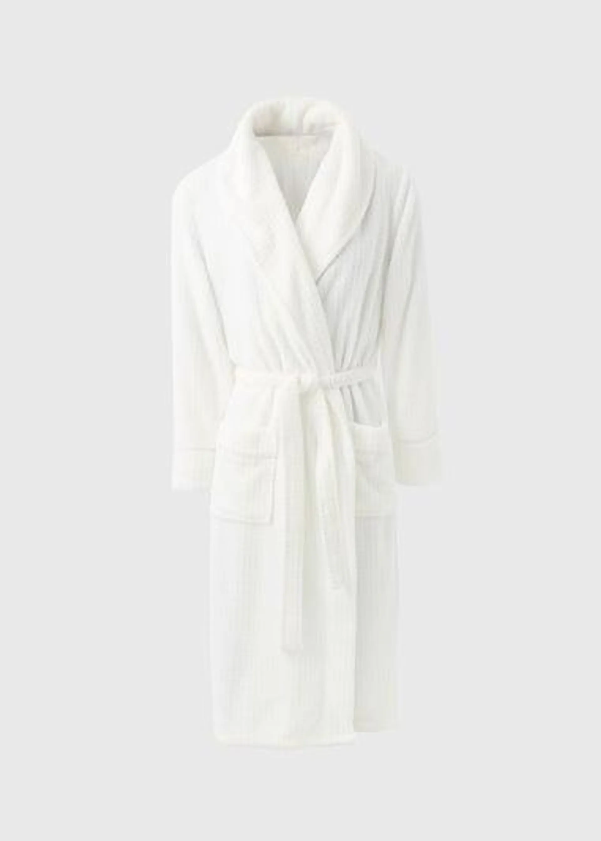 White Waffle Dressing Gown