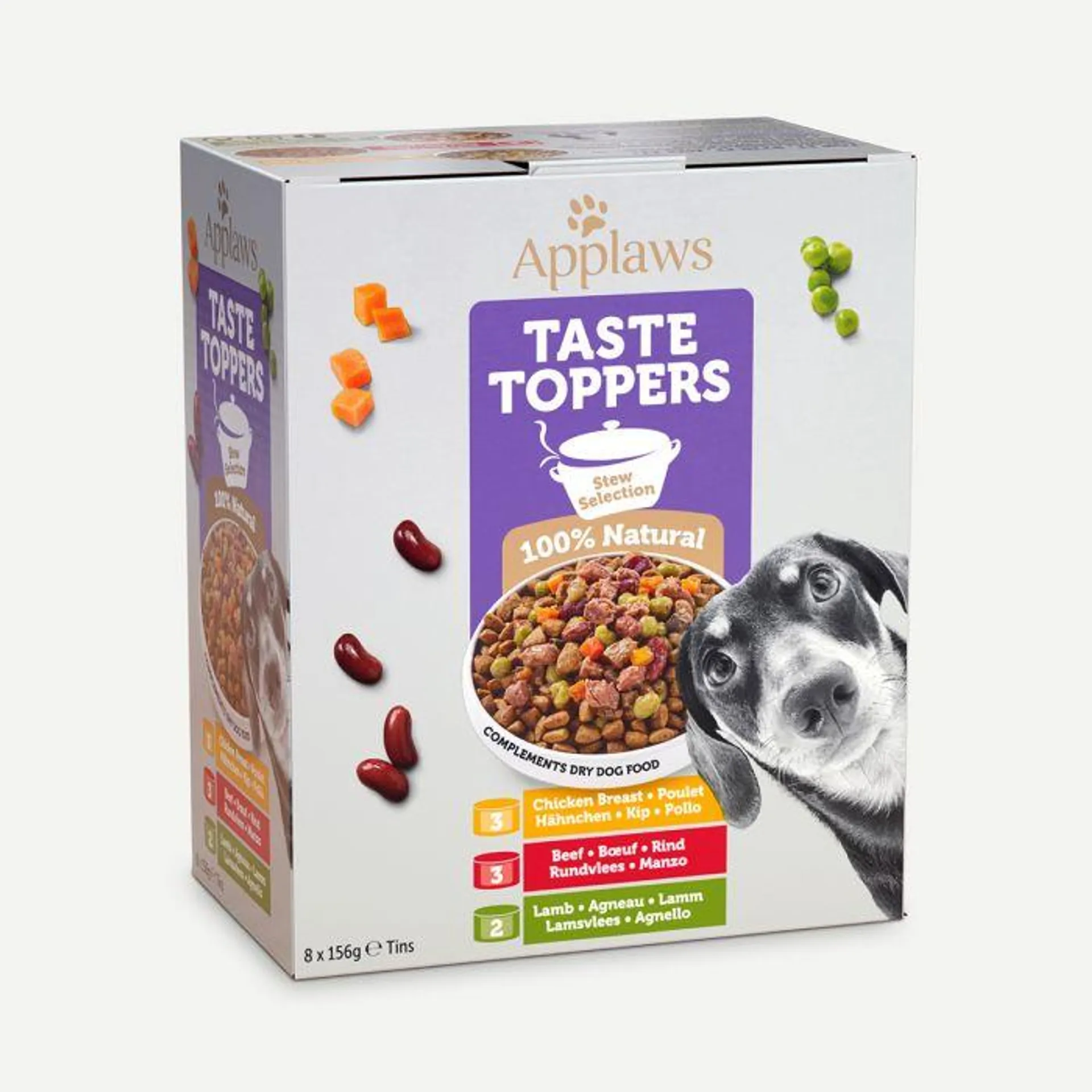 Applaws Taste Toppers Stew Selection 8 X 156G Tins