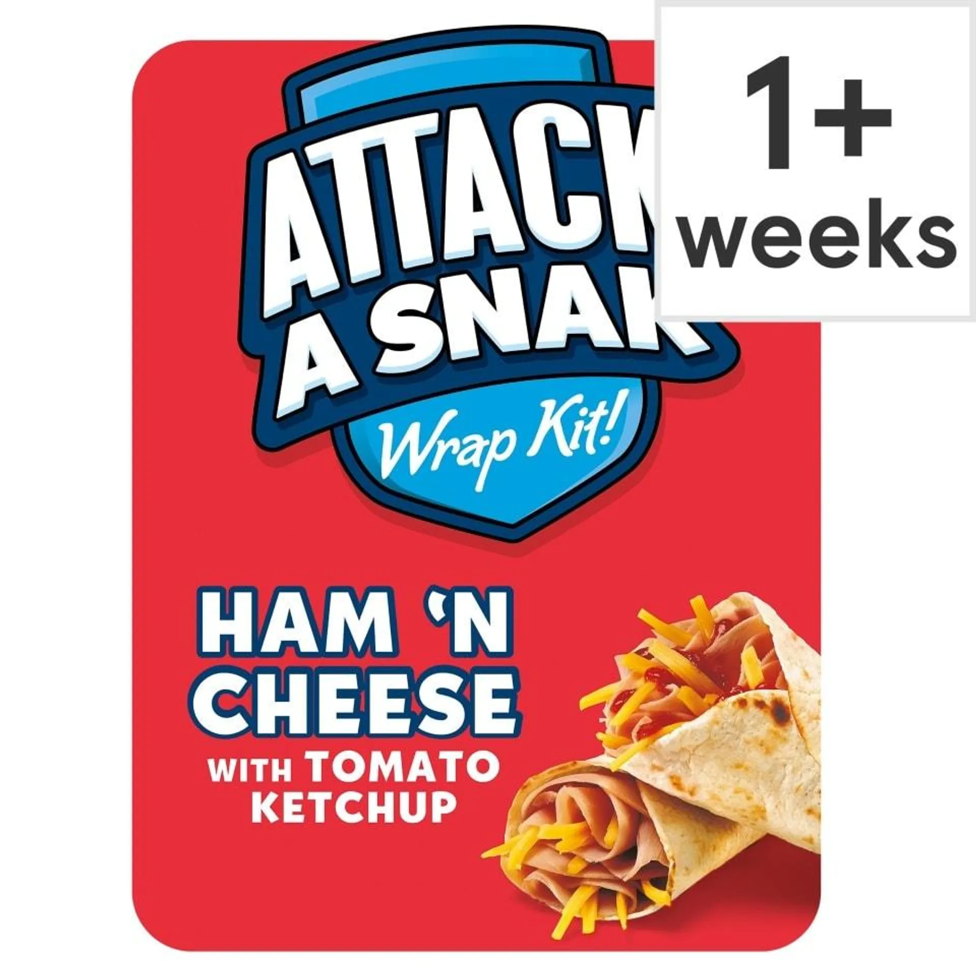 Attack A Snak Ham & Cheese Wrap Kit 86G