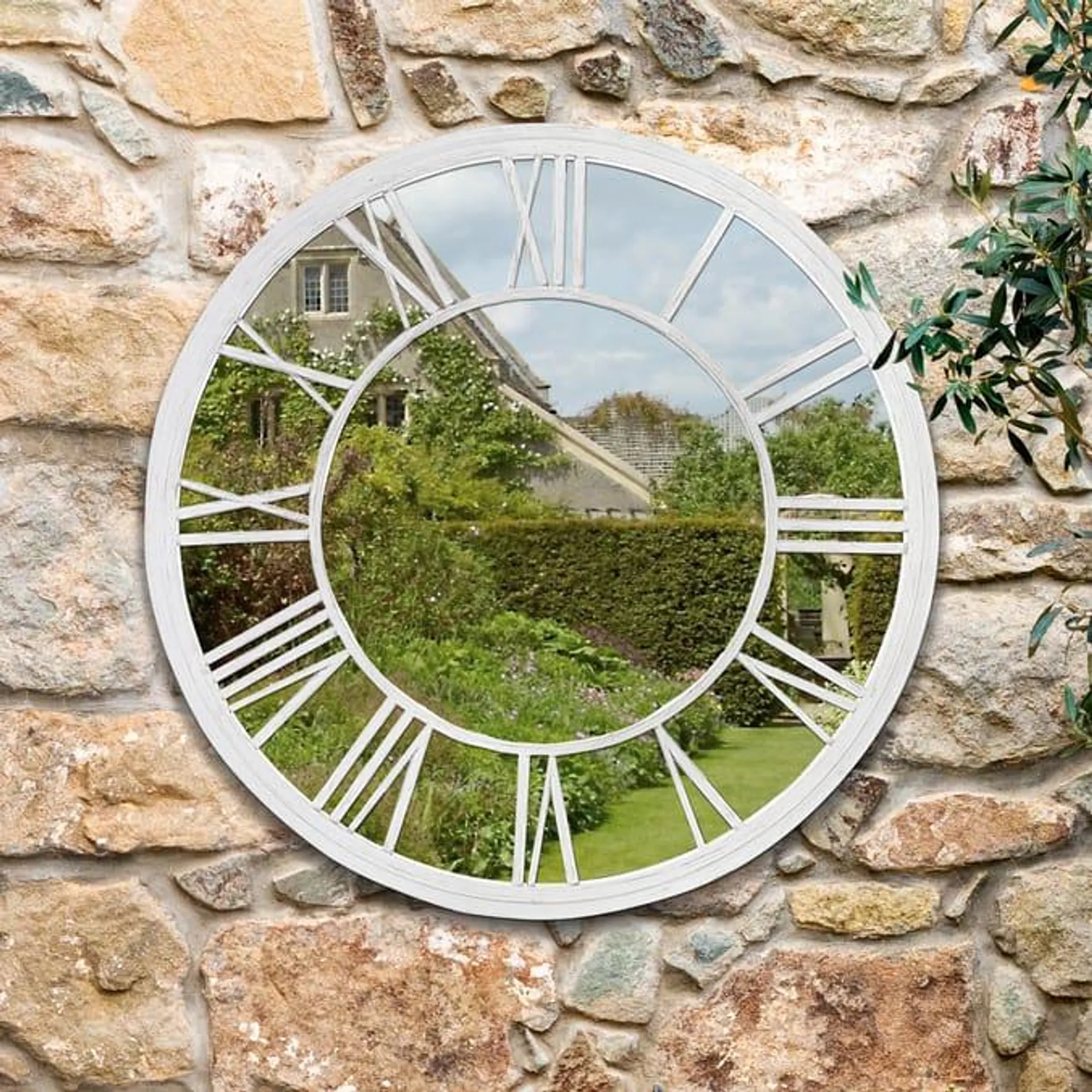 The Outdoor Living Collection Round Mirror