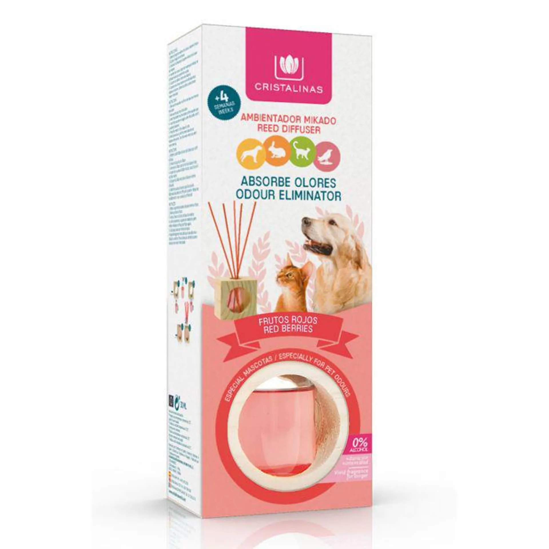 Pet Odour Eliminator Diffuser - Red Berries