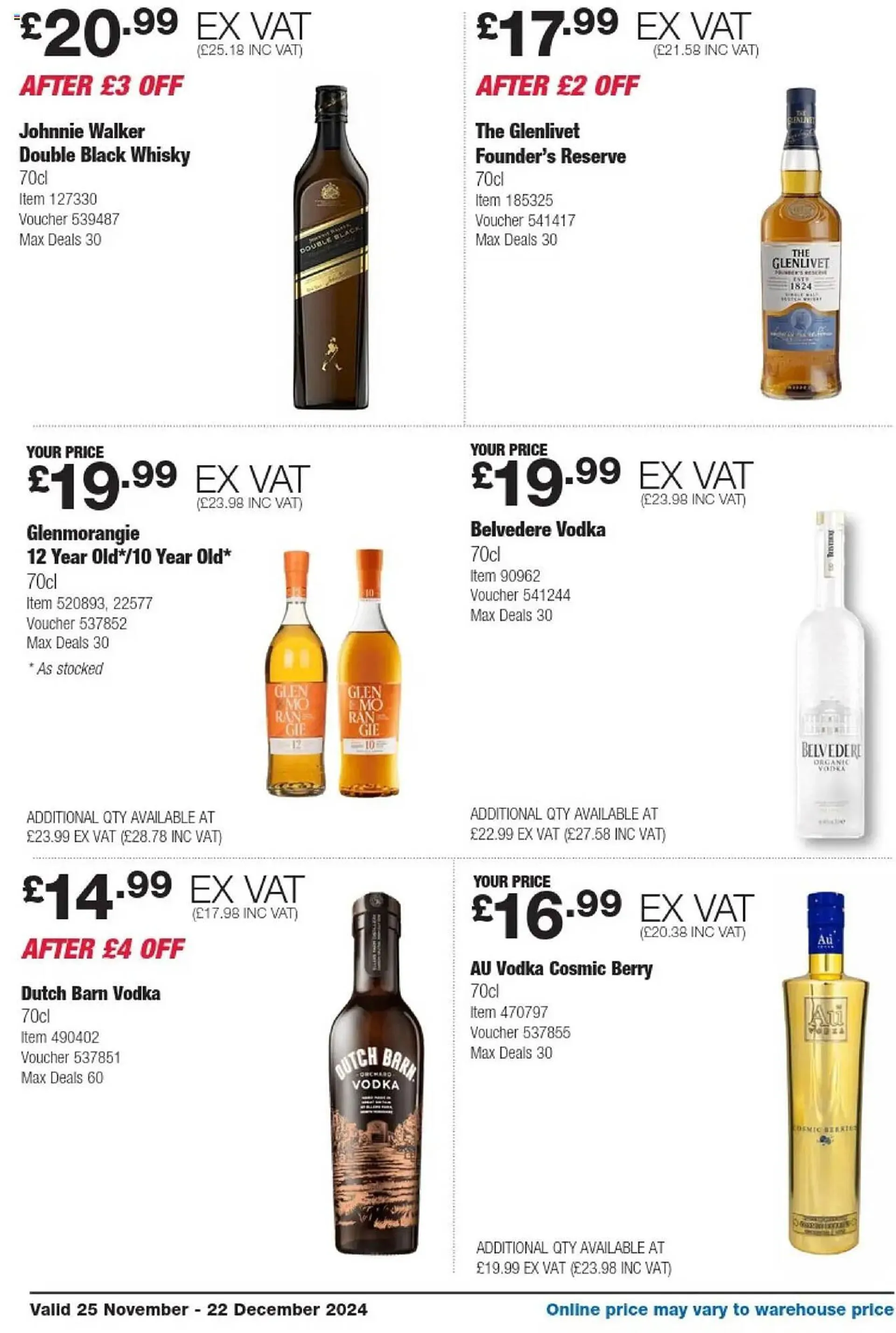 Costco leaflet from 25 November to 22 December 2024 - Catalogue Page 16