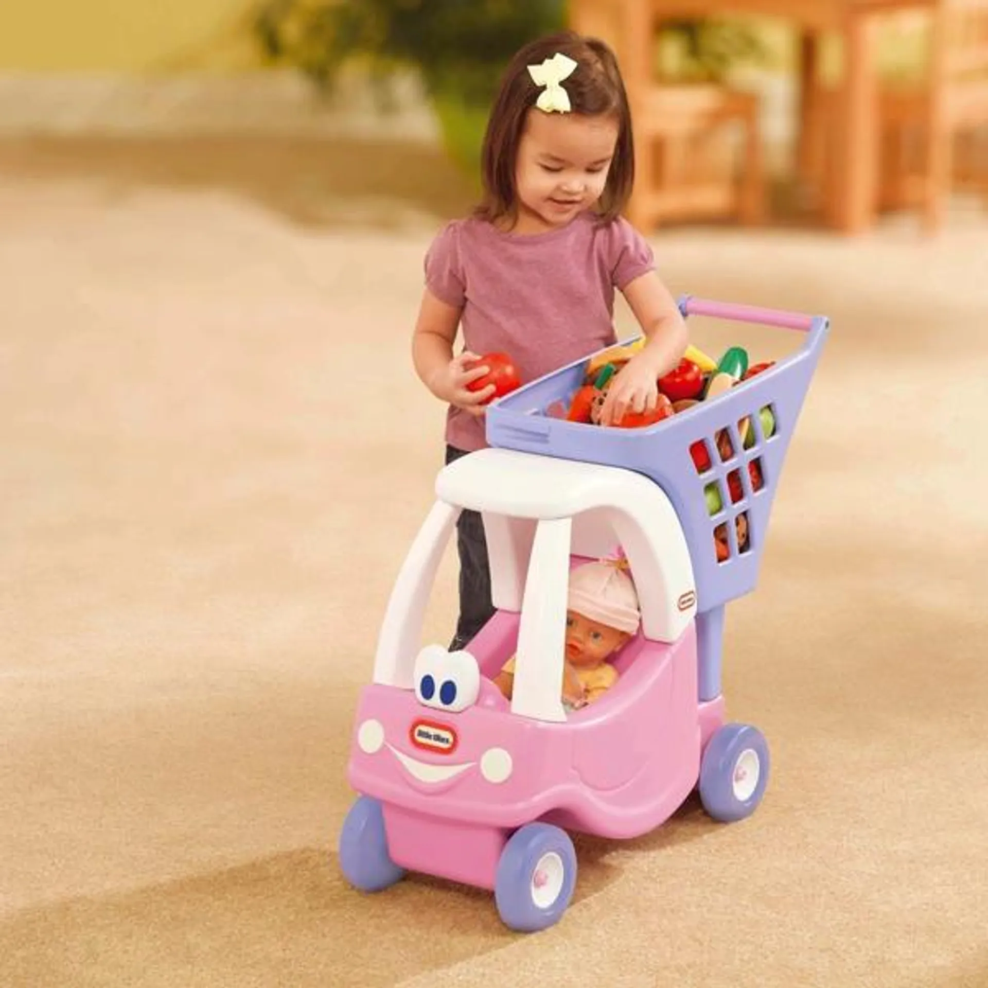 Little Tikes Cozy Coupe Shopping Trolley Pink