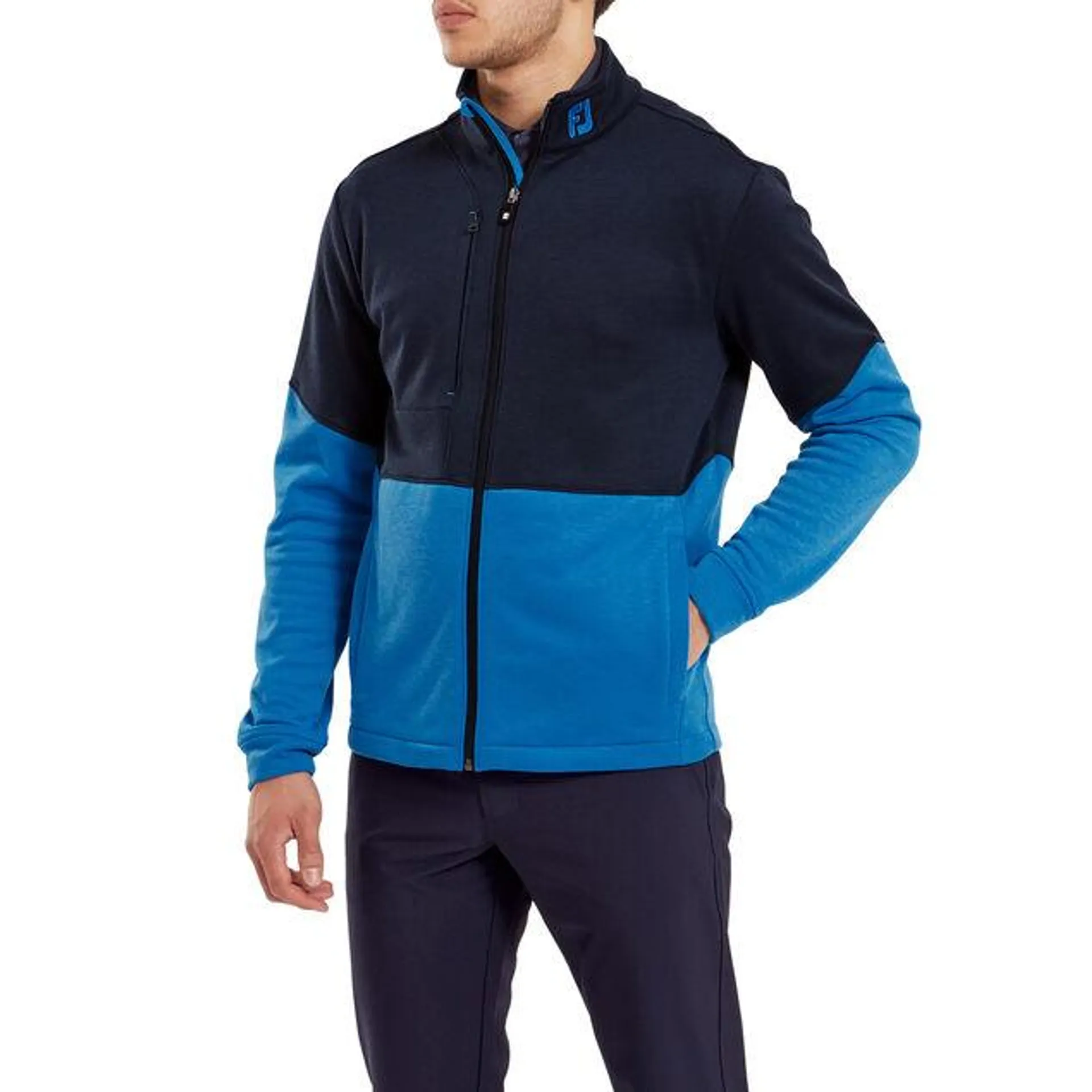 FootJoy Men's Colour Block Chill-Out Full Zip Golf Midlayer