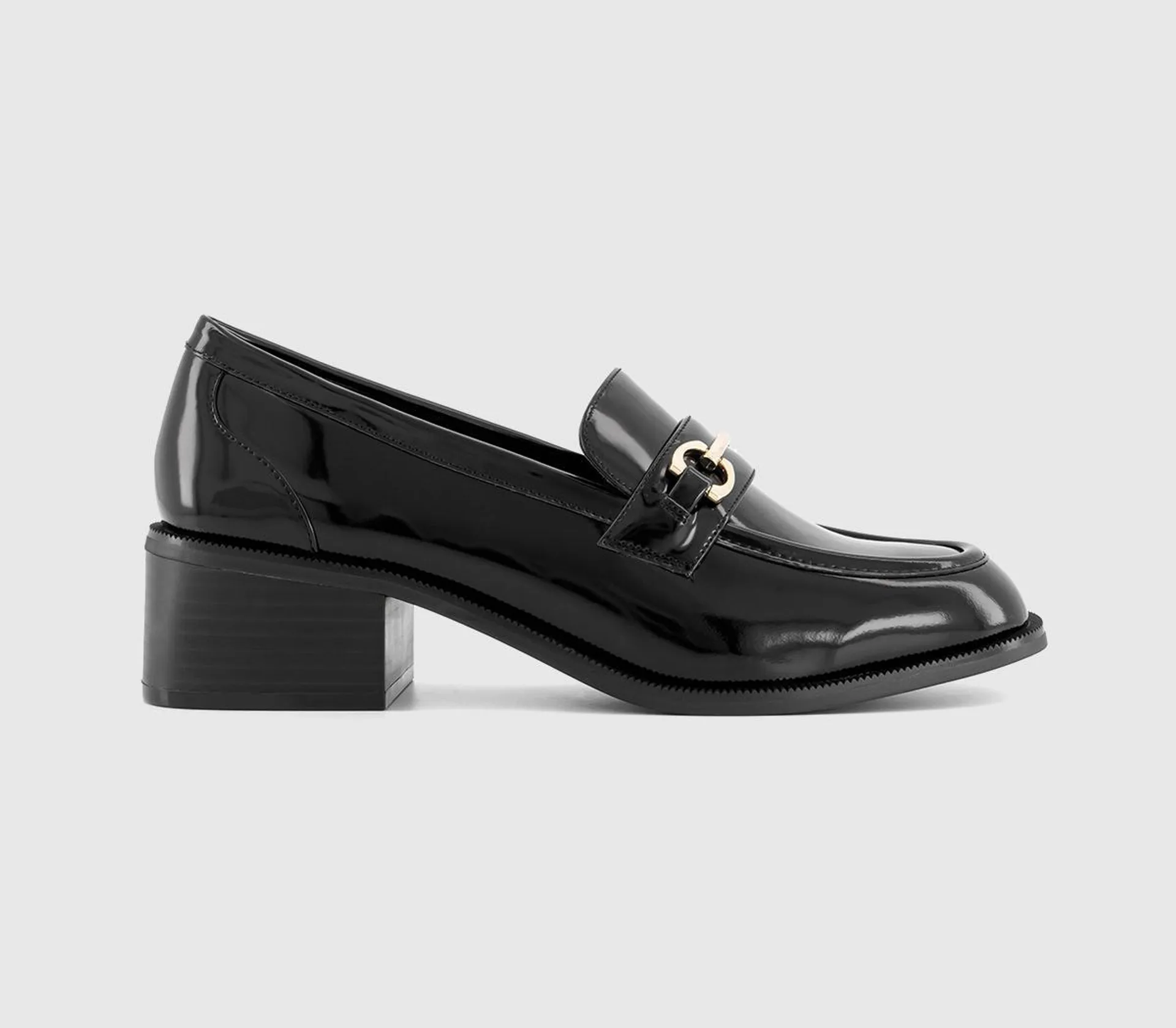 Mackenzie Snaffle Detail Heeled Loafers