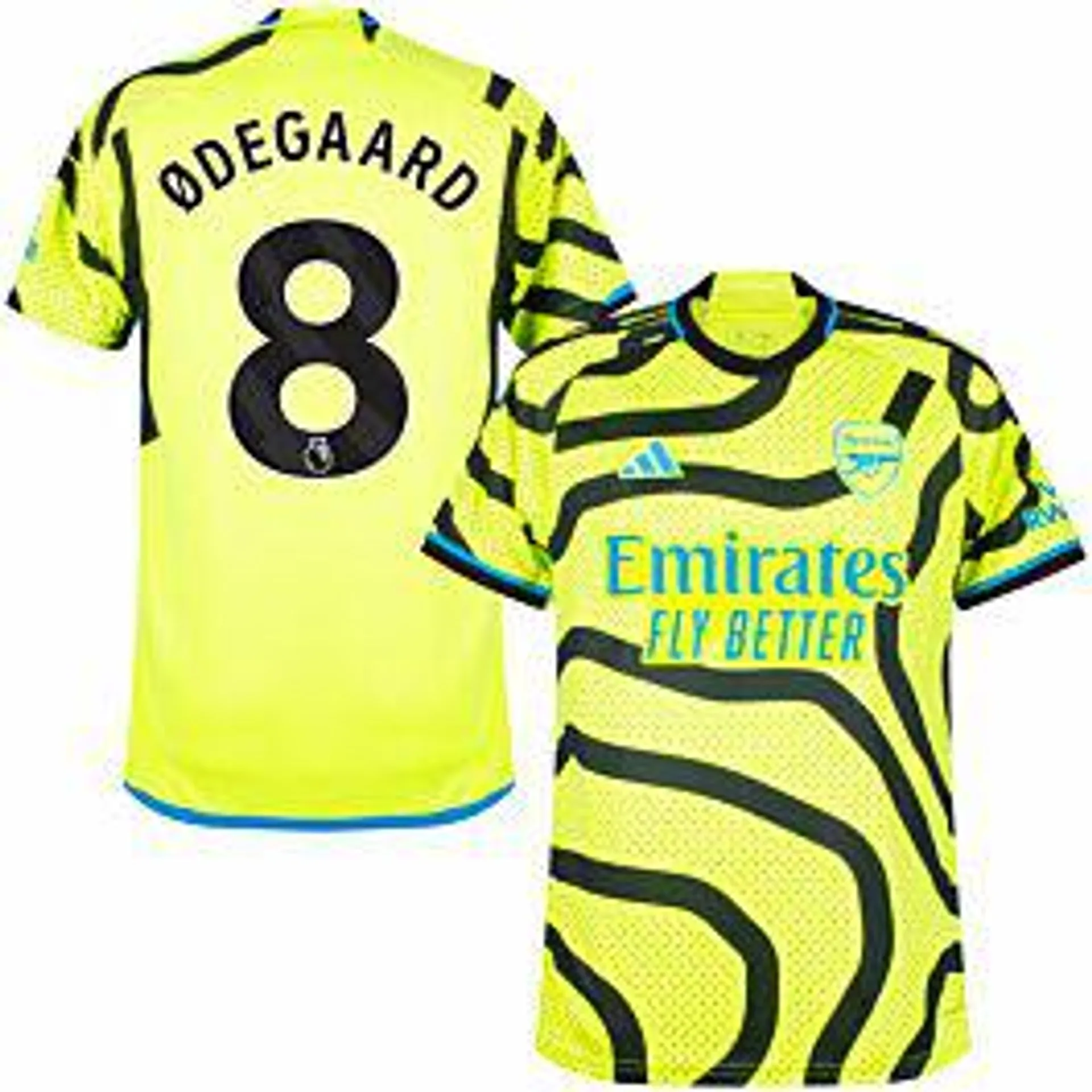 adidas Arsenal Away Ødegaard 8 Shirt 2023-2024 (Premier League)