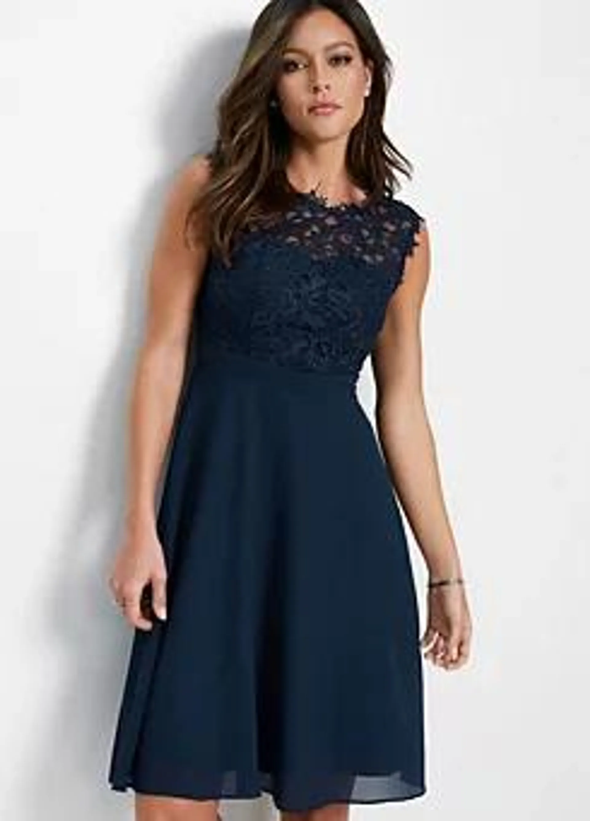 Lace Bodice Party Dress