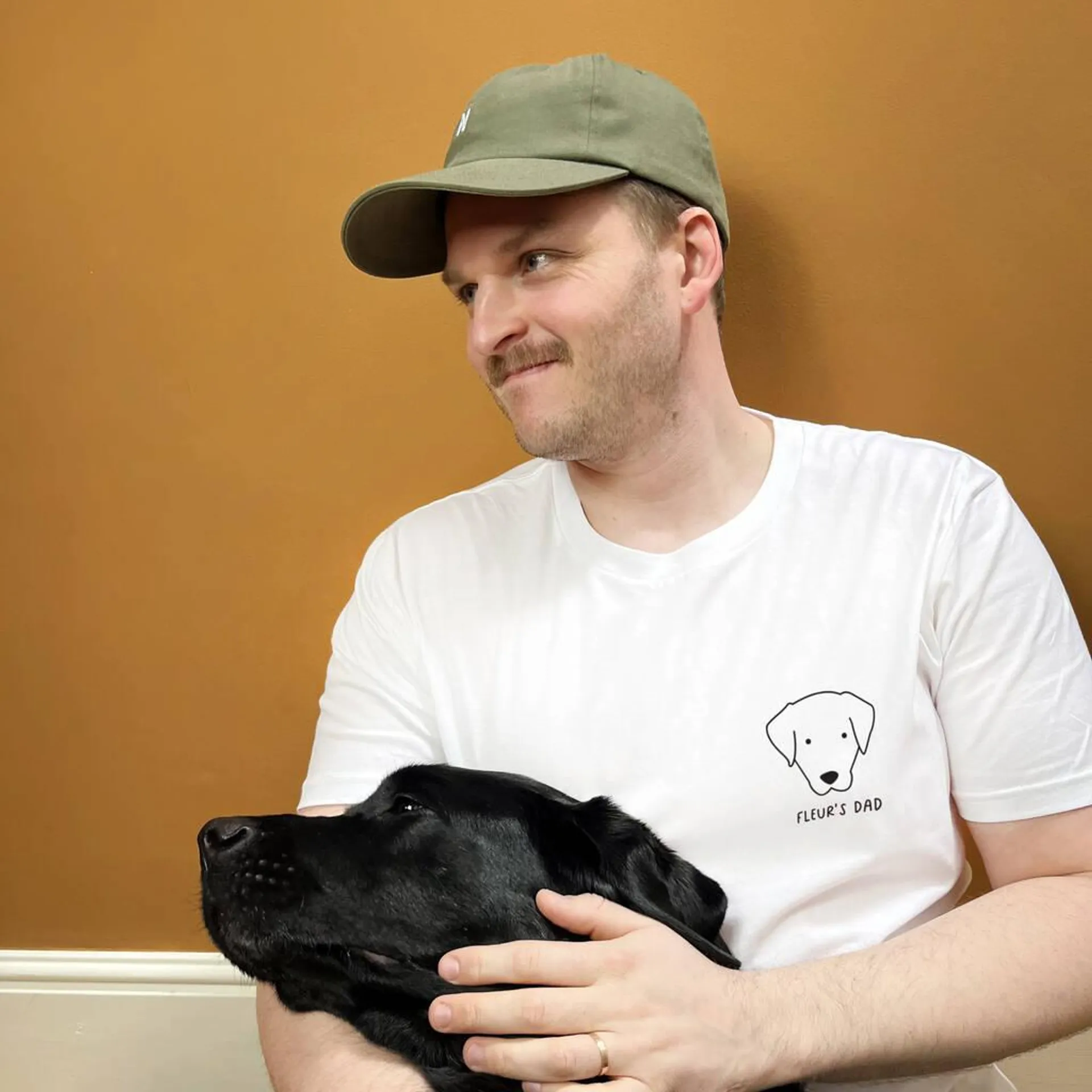 Personalised 'Dog Dad' Organic T Shirt