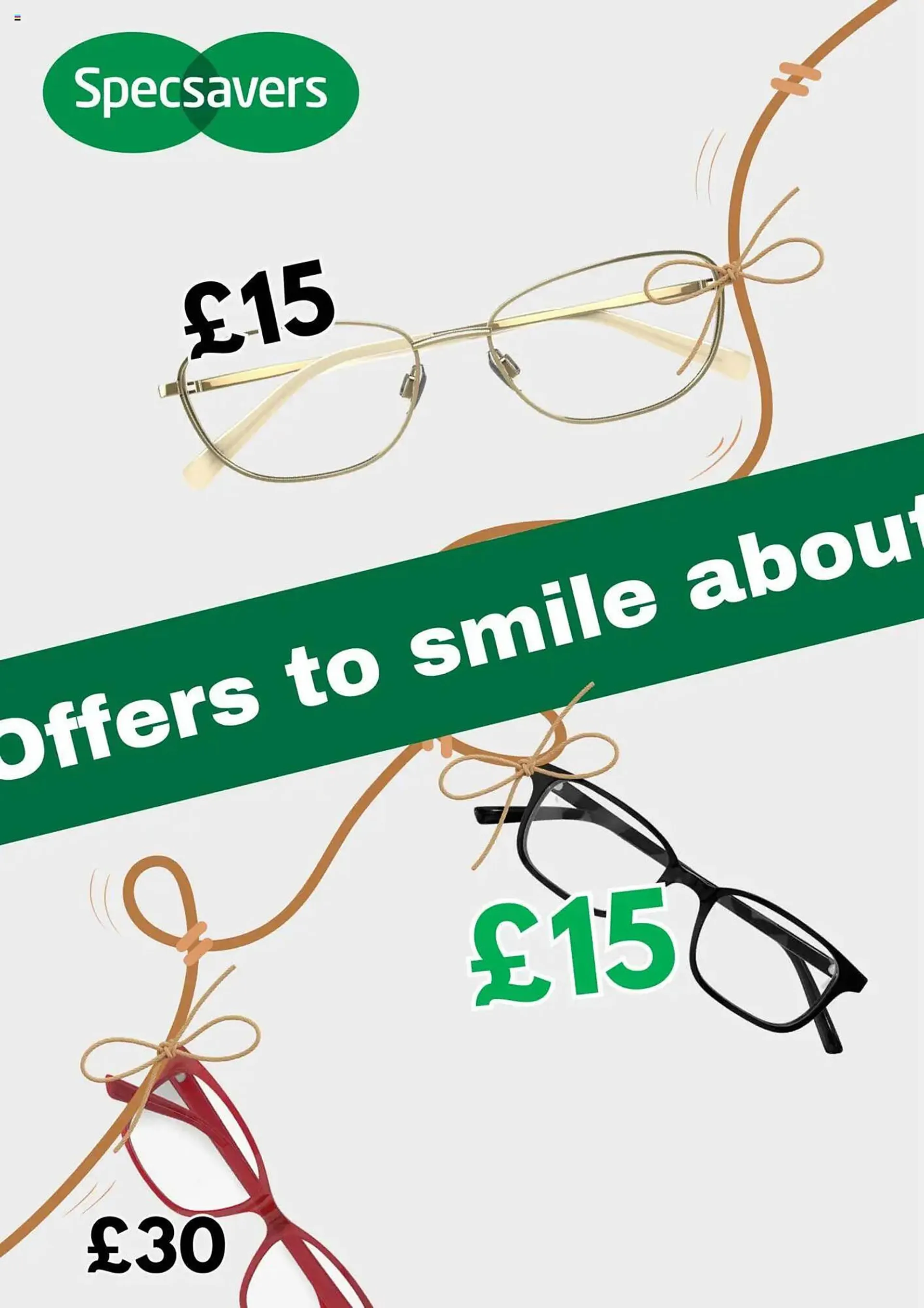 Specsavers leaflet - 1