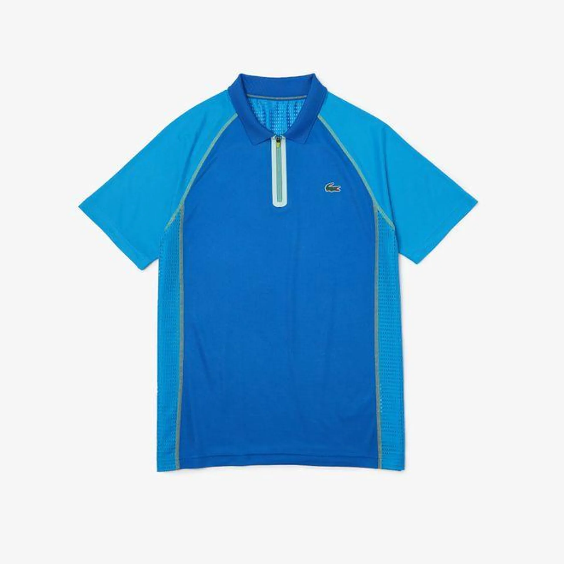 Lacoste Tennis Recycled Polyester Ultra-Dry Polo Shirt in Blue