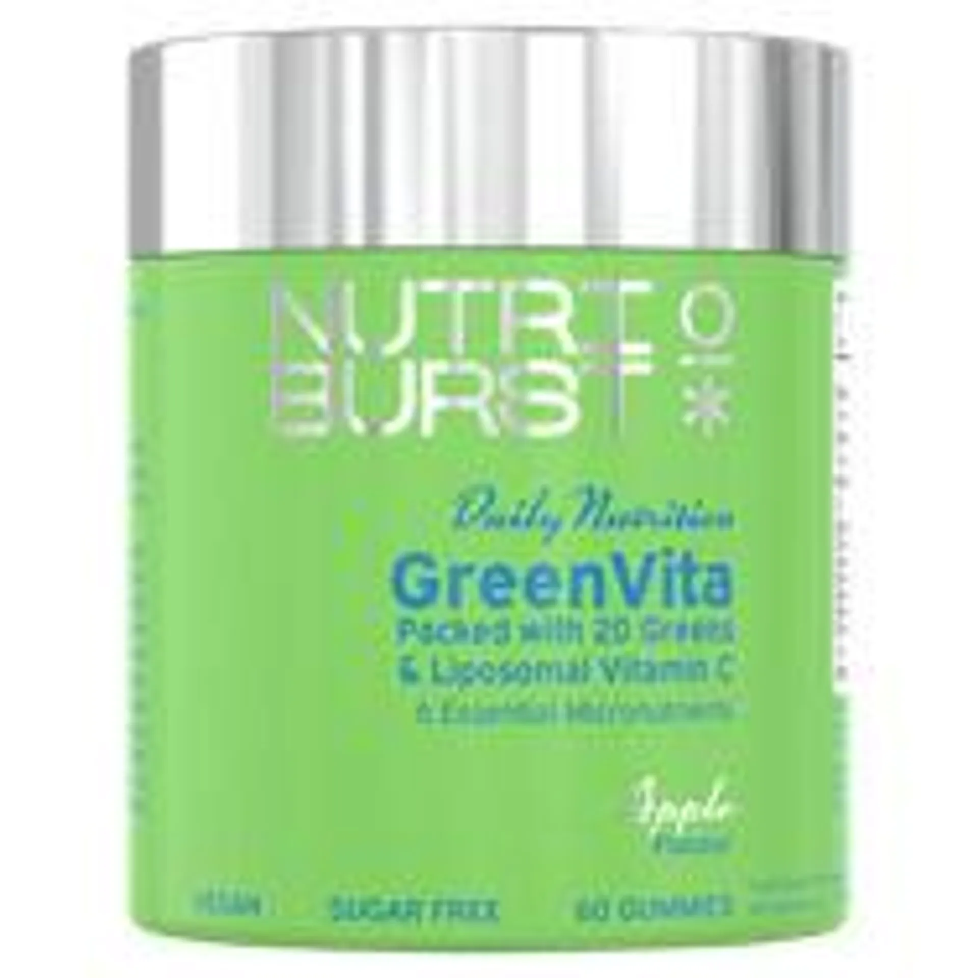 Nutriburst GreenVita Apple Flavour 60 Gummies