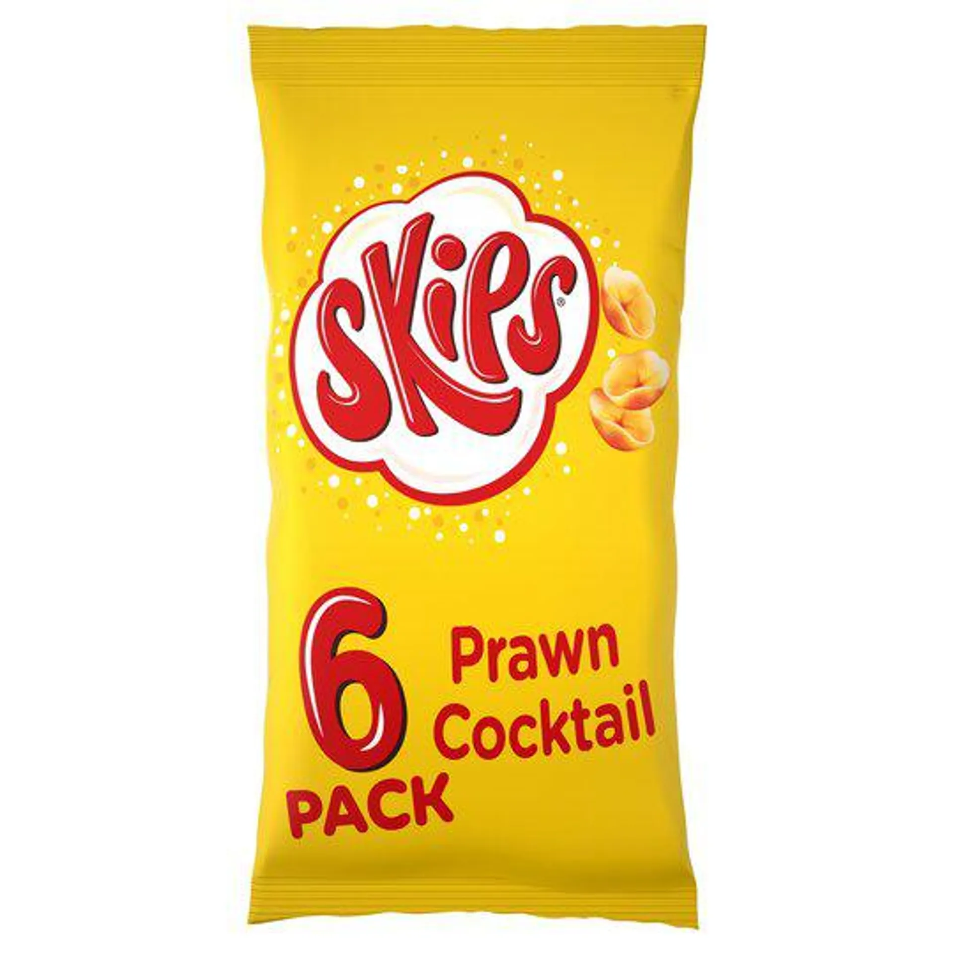 Kp Skips Prawn Cocktail Crisps 6 X 13.1G