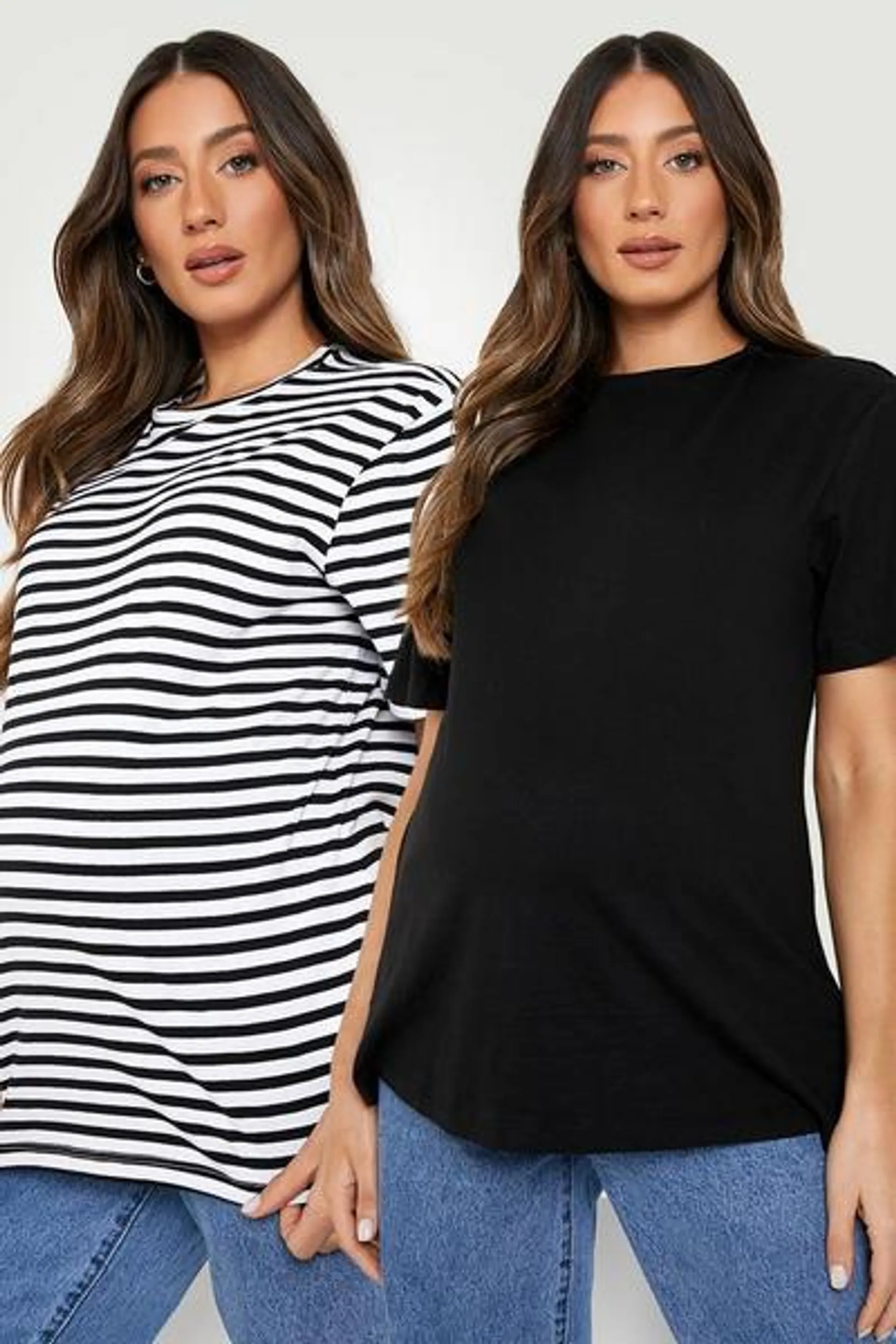 Maternity 2 Pack Boxy T-shirt