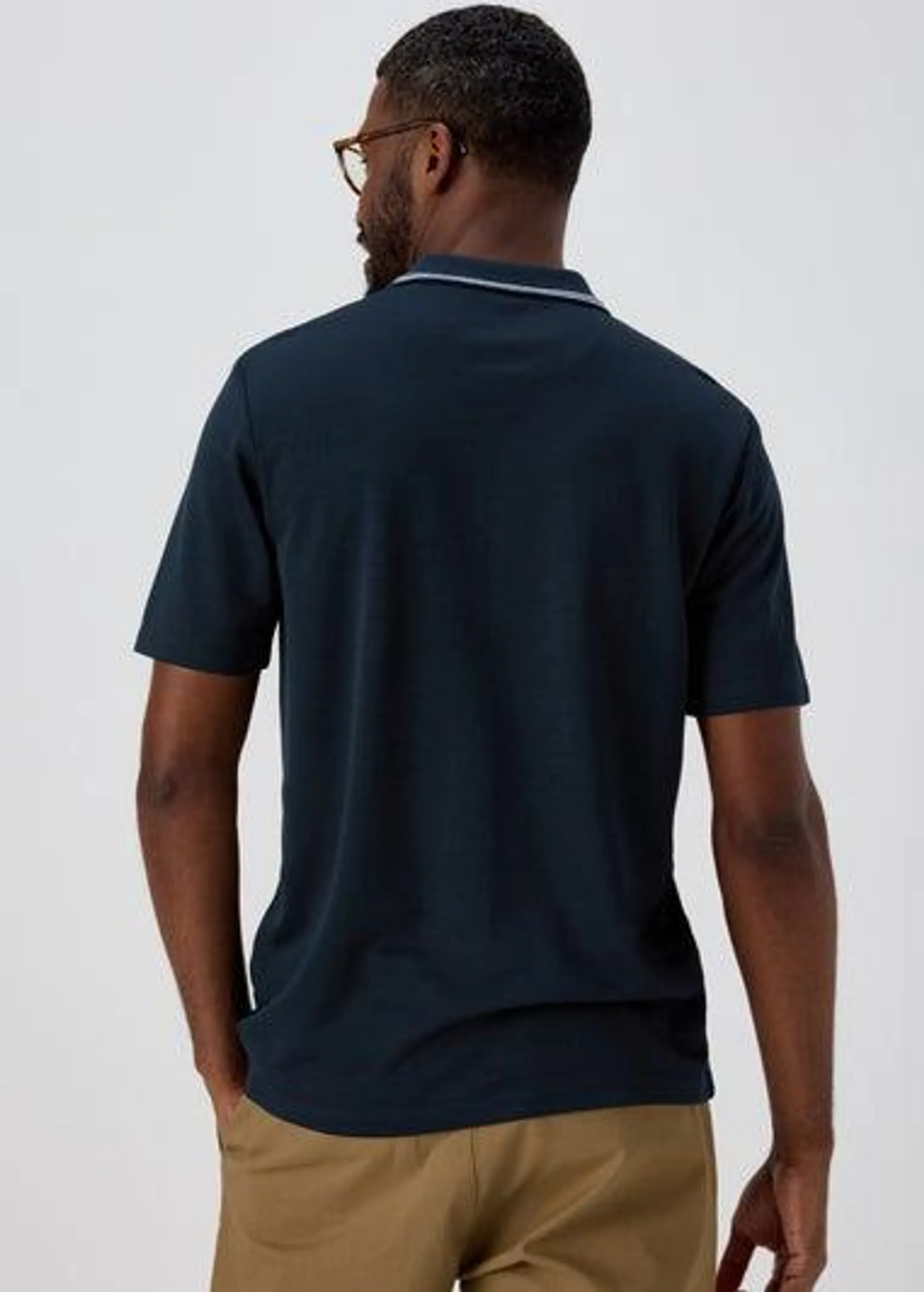 Navy Modal Polo