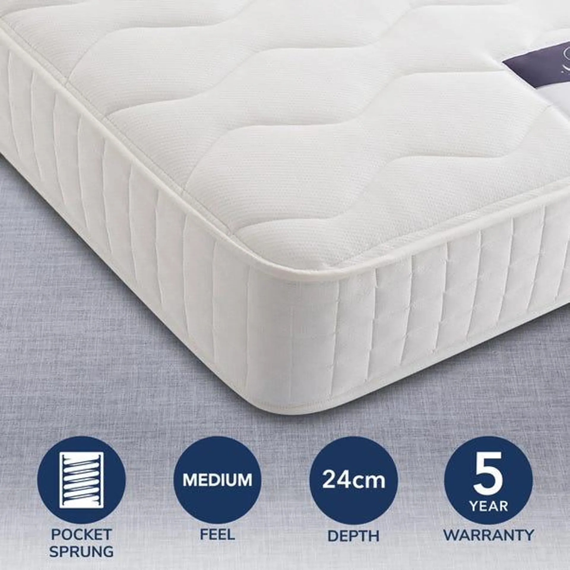 Silentnight Medium to Firm 1000 Pocket Mattress