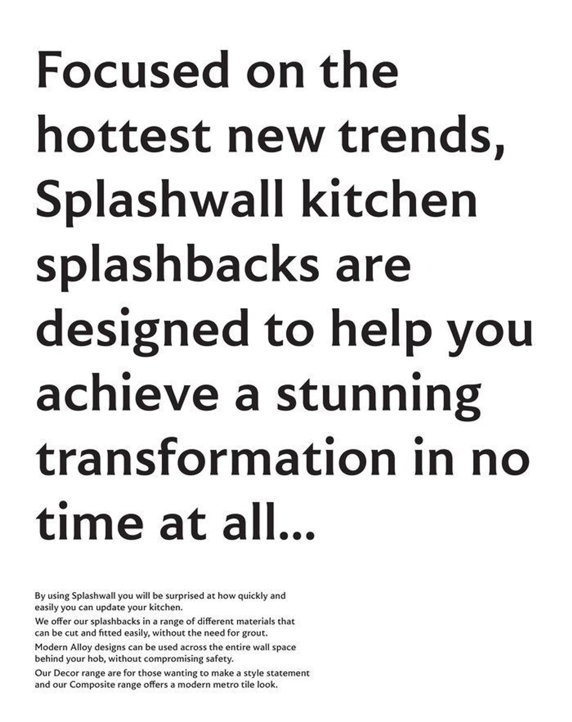 Splashwall 2024/2025 Collection from 15 July to 31 January 2025 - Catalogue Page 2