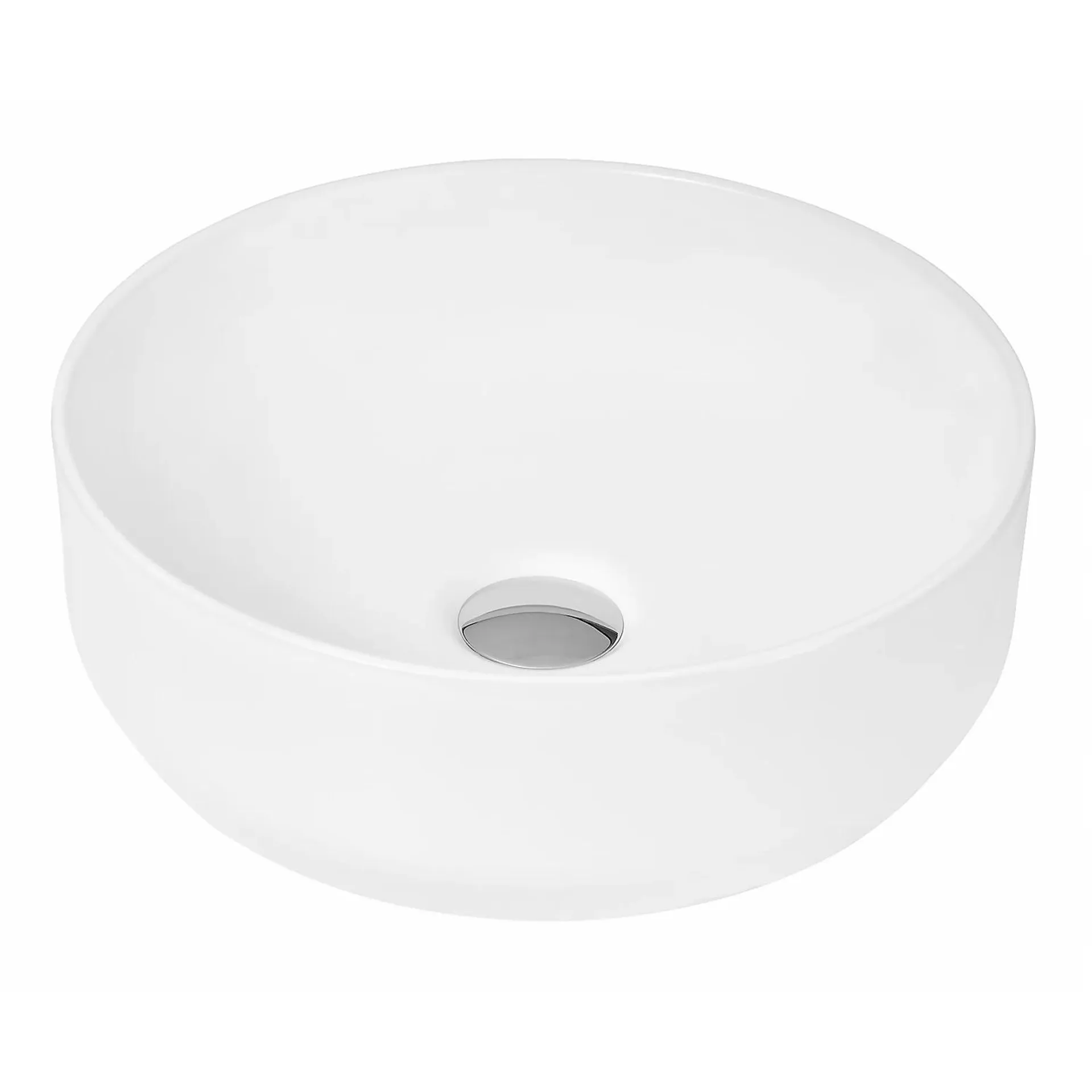 Ceramic White Round Washbowl