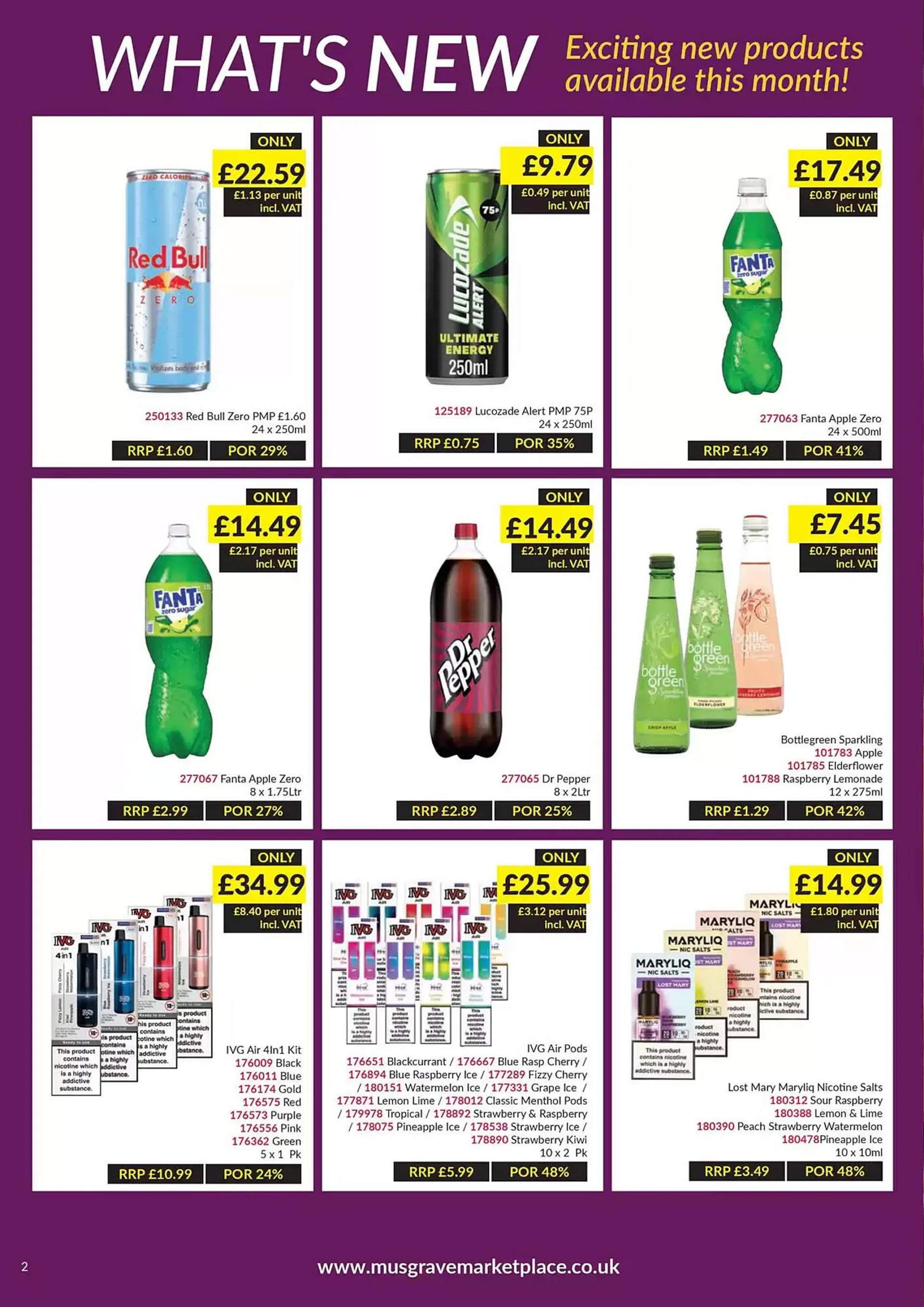 Musgrave MarketPlace leaflet from 6 January to 26 January 2025 - Catalogue Page 2