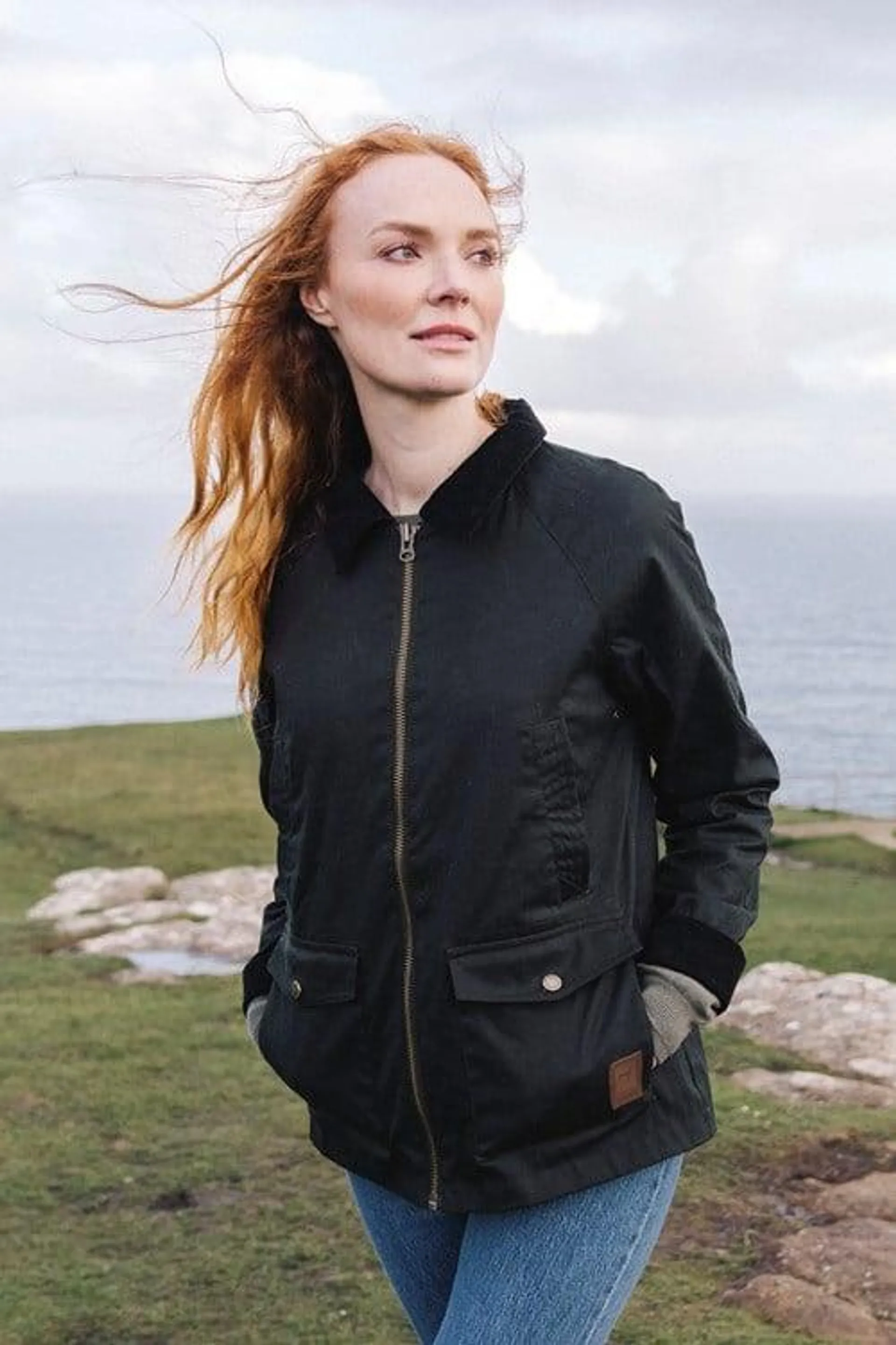 Exmoor Womens Waxed Cotton Short Jacket