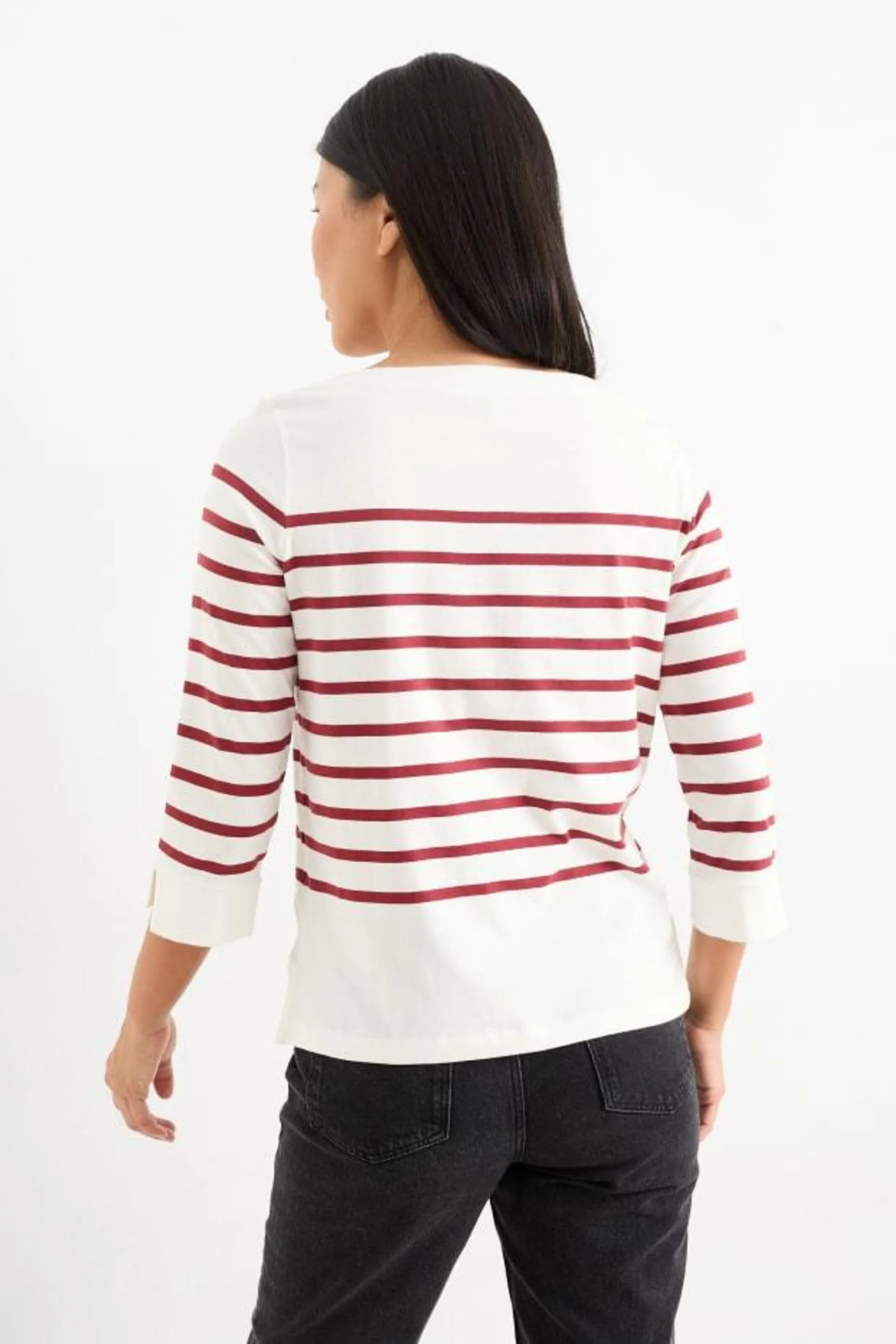 Long sleeve top - striped