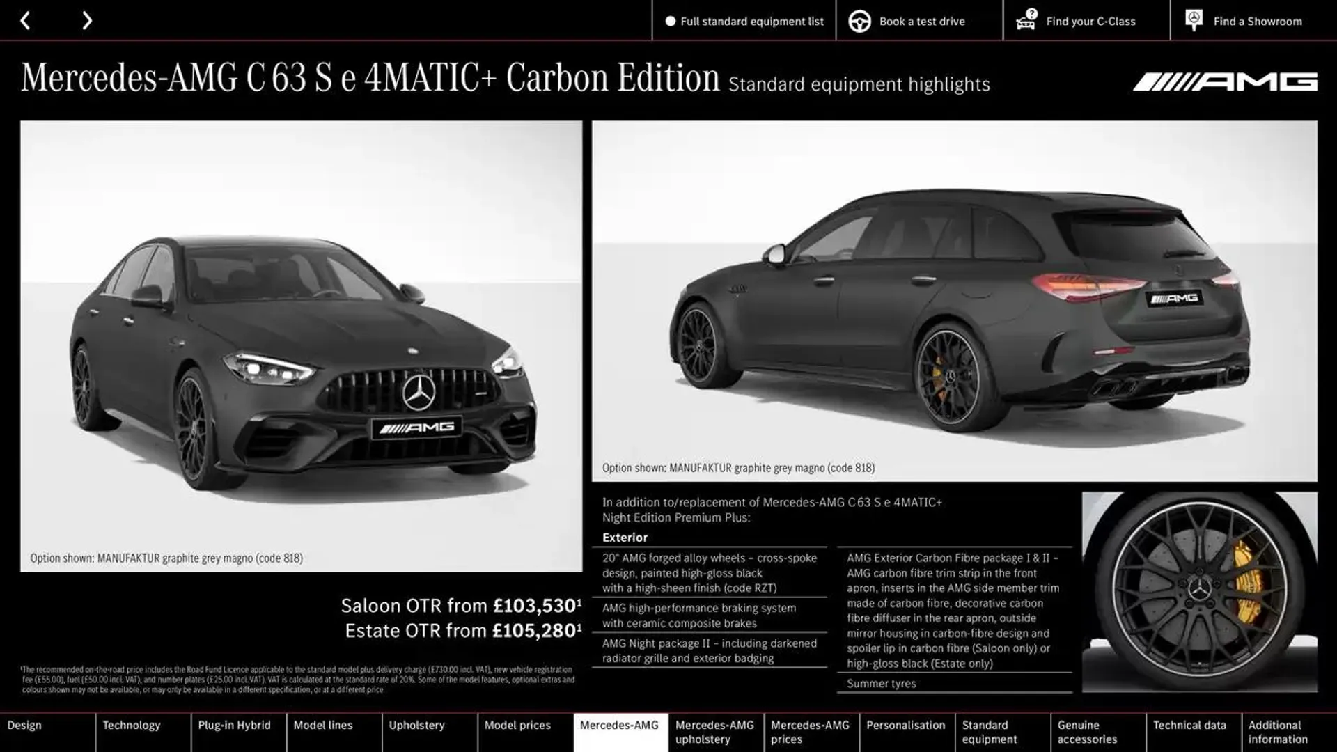 Mercedes Benz C-Class Saloon from 9 October to 9 October 2025 - Catalogue Page 46