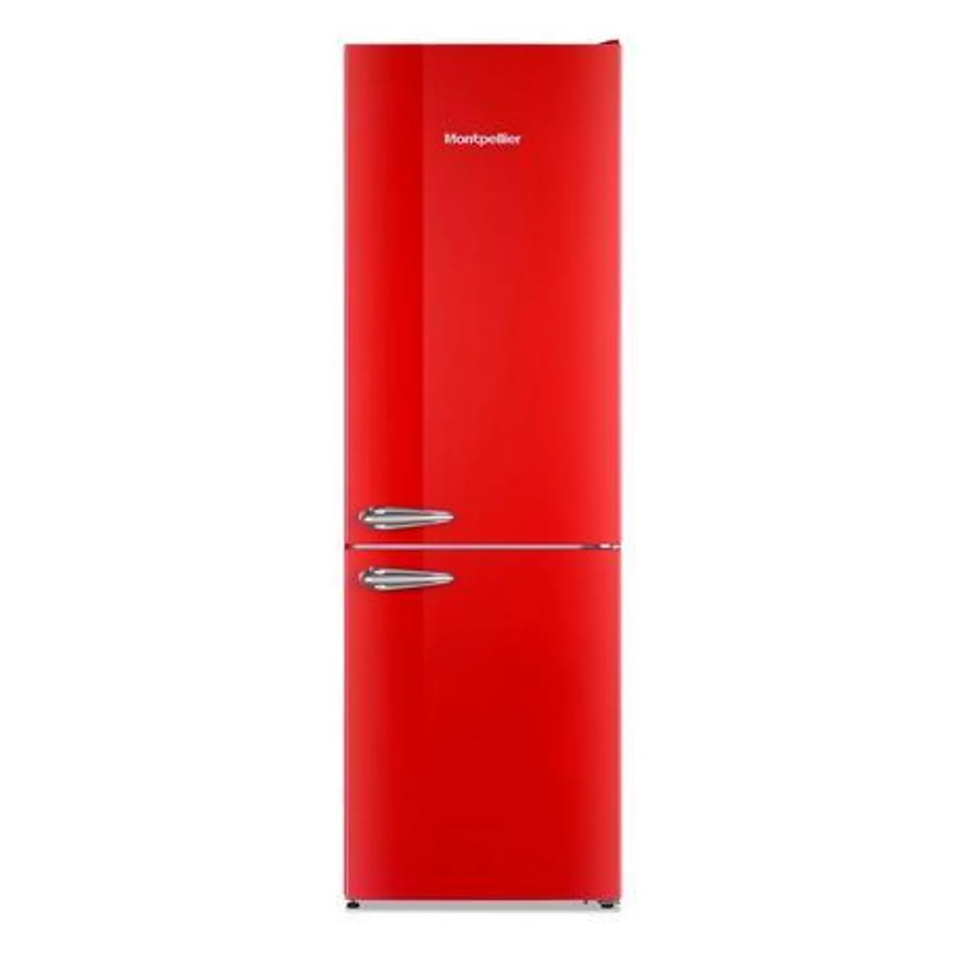 Montpellier MAB386R 59.5cm 70/30 Frost Free Fridge Freezer - Red