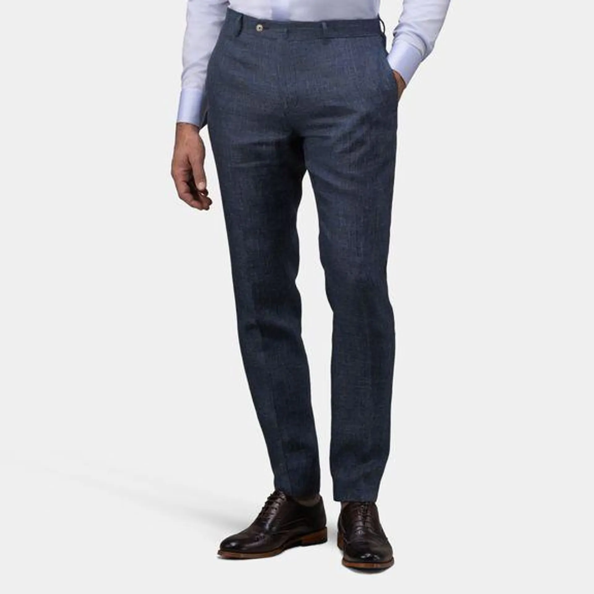 Navy suit pants