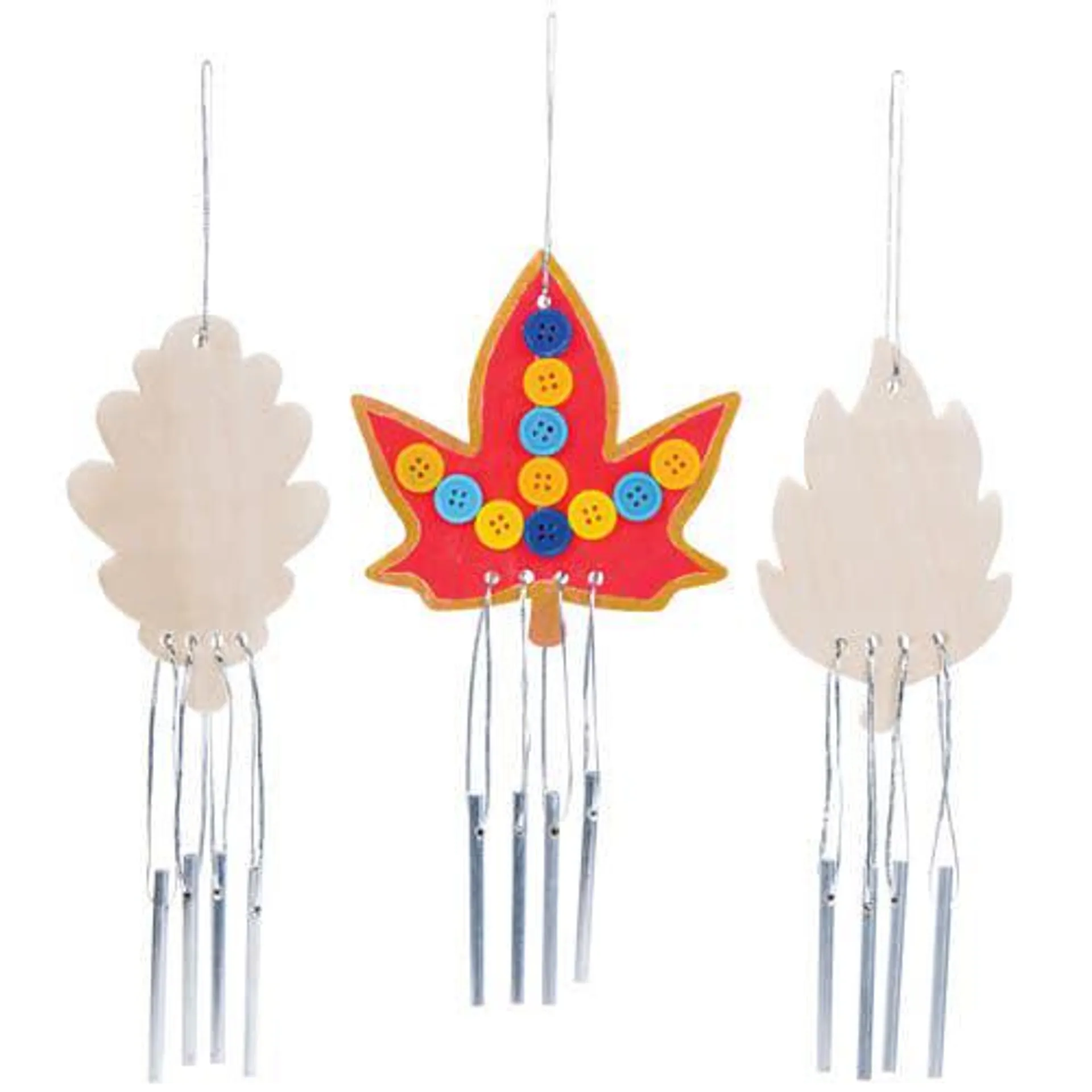 Leaf Wooden Windchimes