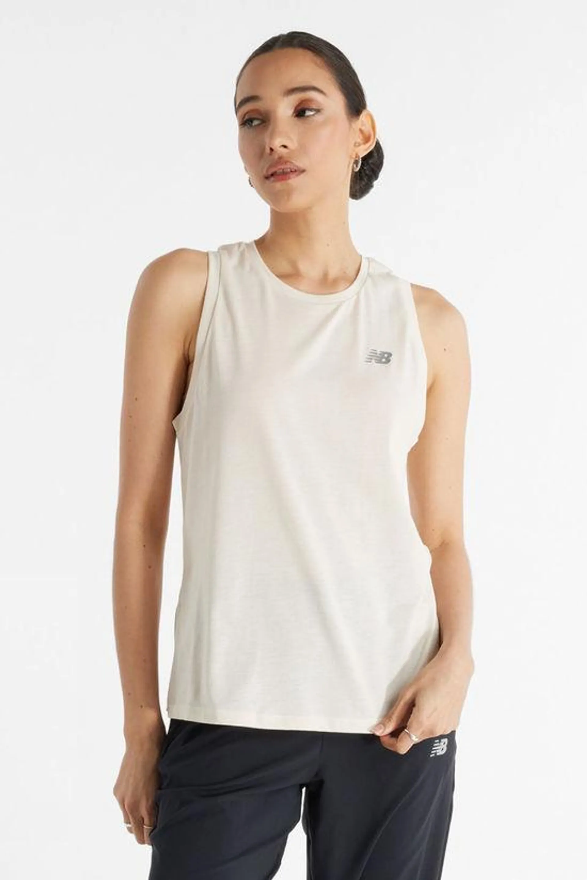 Womens Sport Essentials Heathertech Tank Top