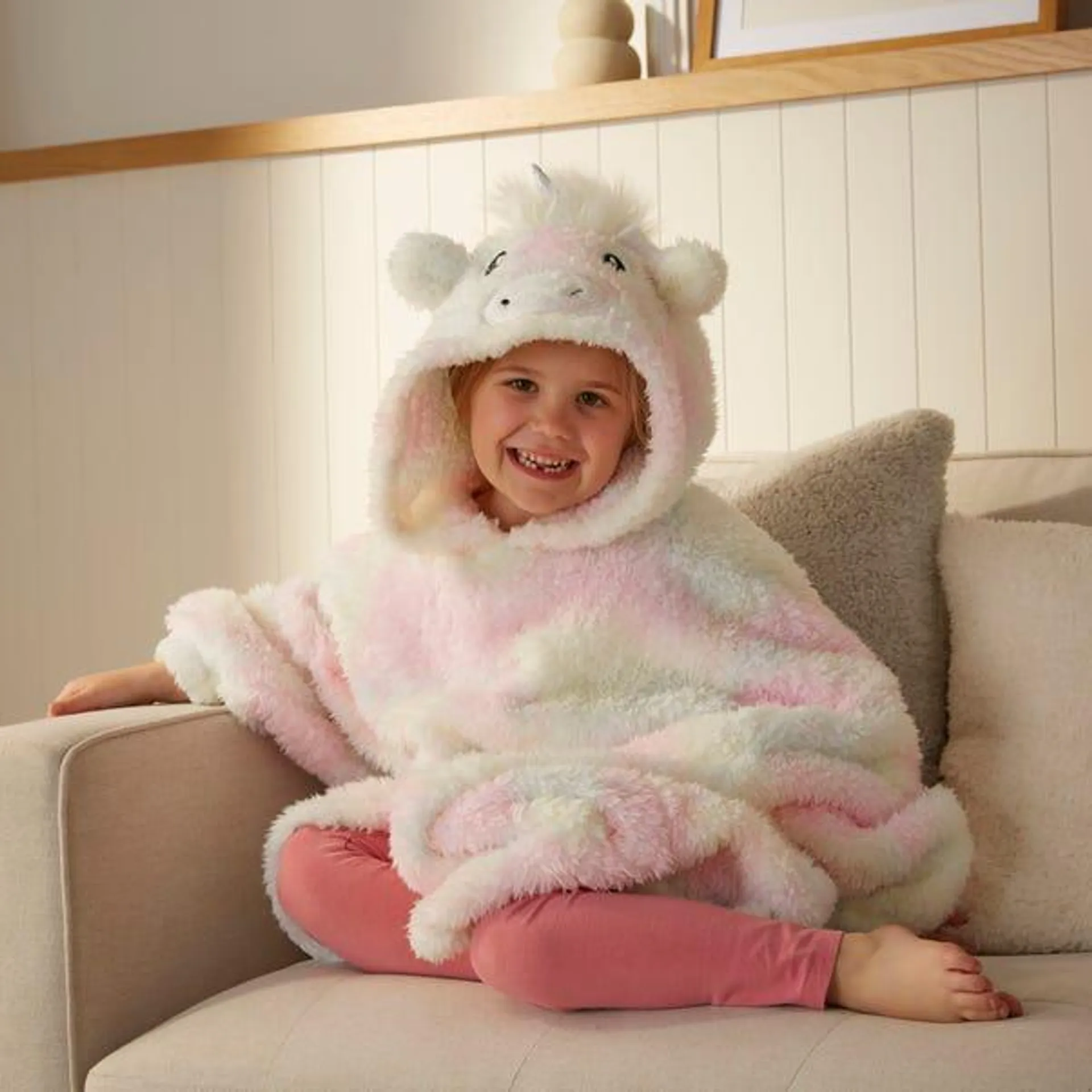 Aimee the Unicorn Kids' Oversized Hoodie