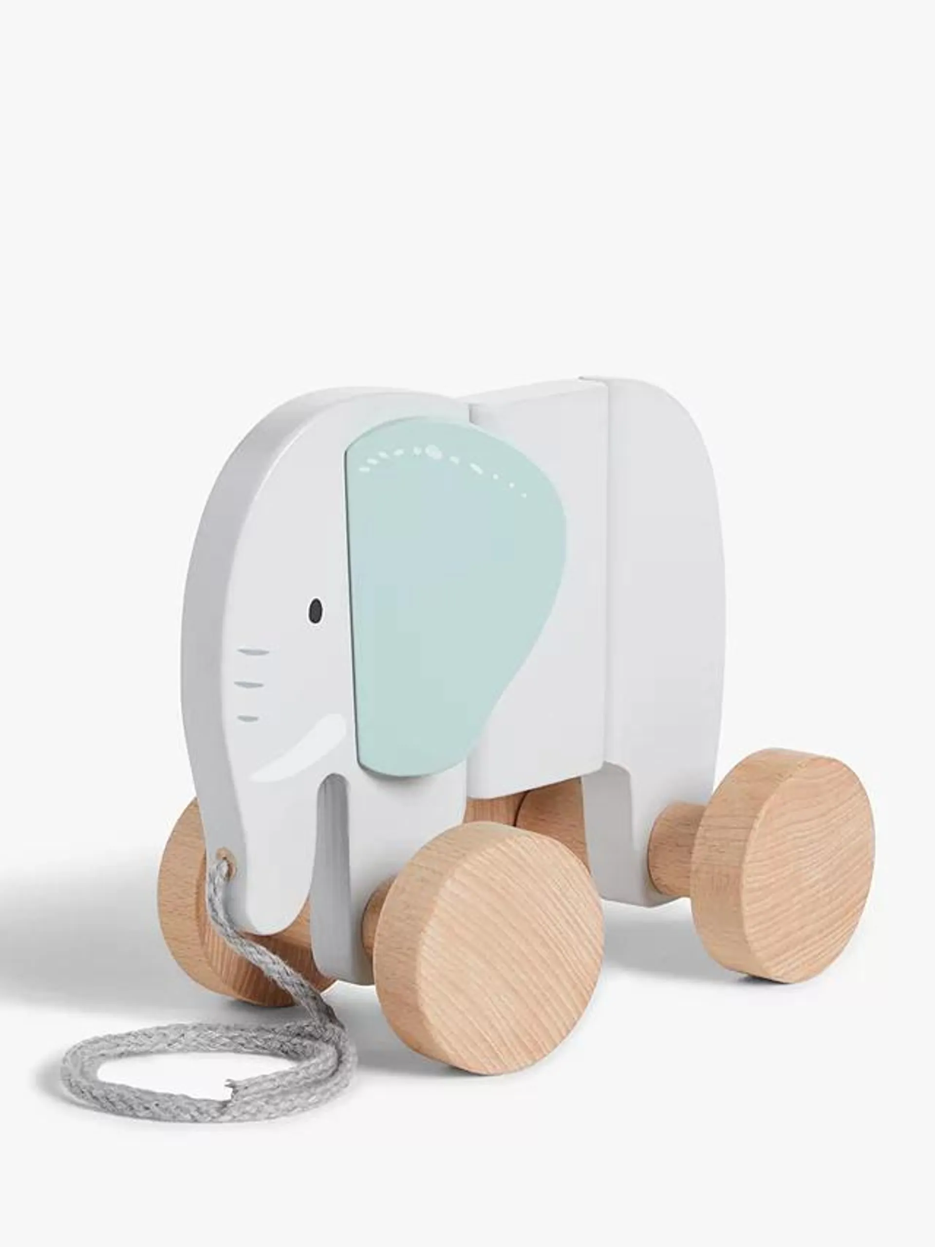 John Lewis Elephant Pull Along Wooden Toy