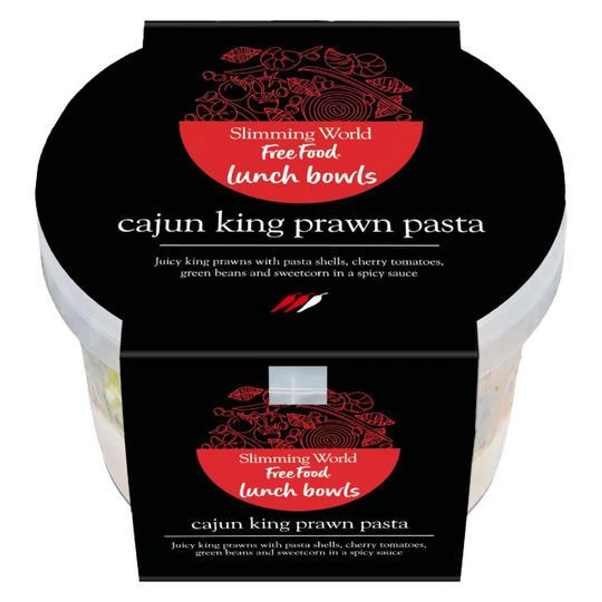 Slimming World Cajun King Prawn Pasta 400g
