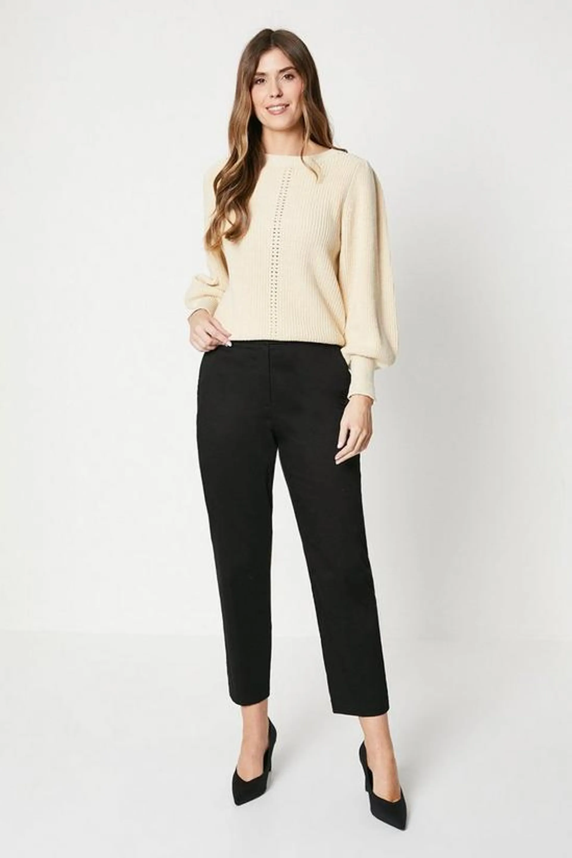 Tall Stretch Crop Trousers