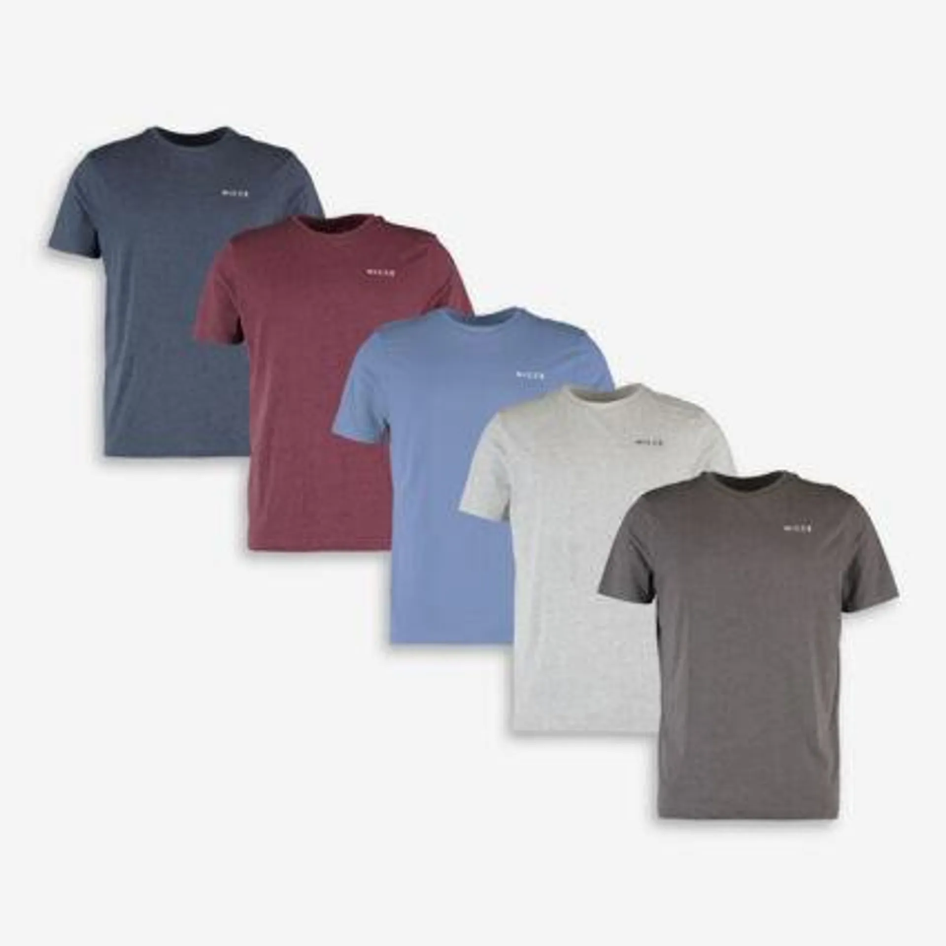 Five Pack Multi Branded T Shirt