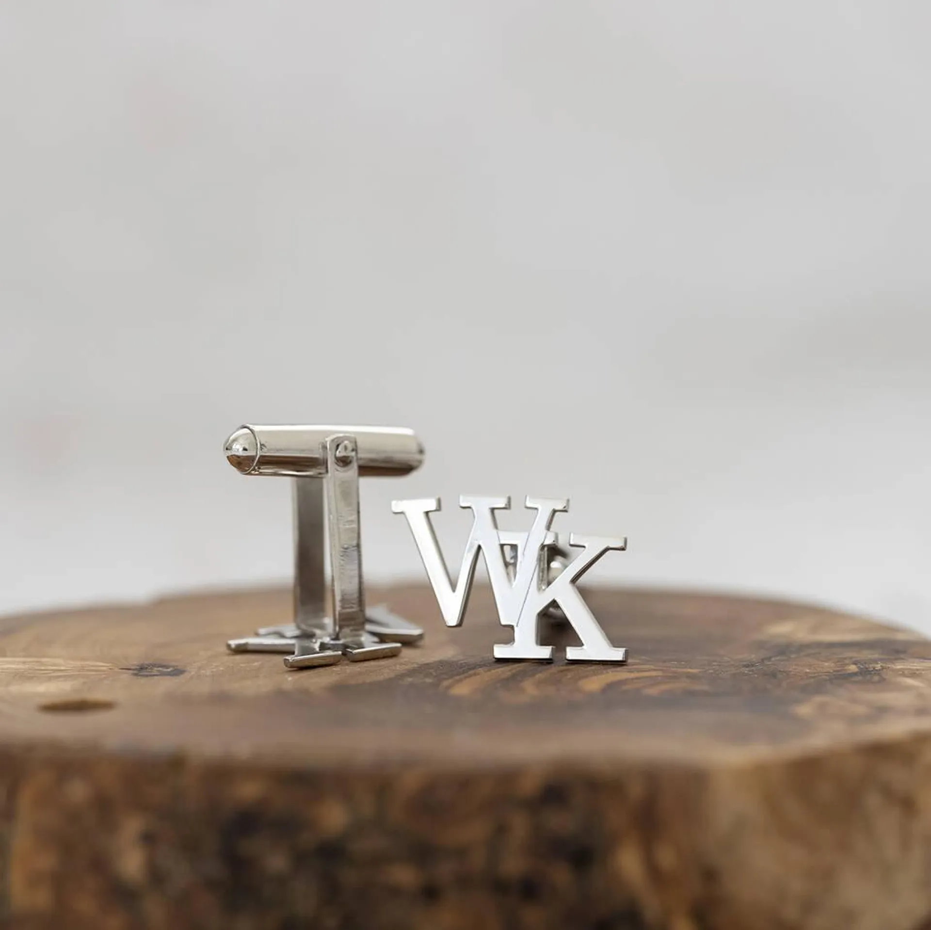 Sterling Silver Personalised Cufflinks