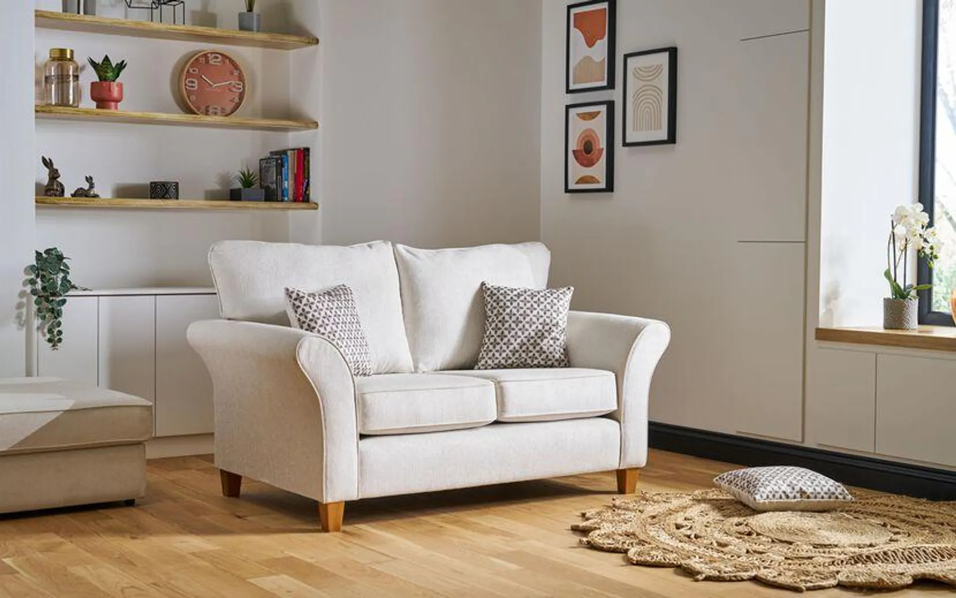 Mollie Fabric 2 Seater Sofa