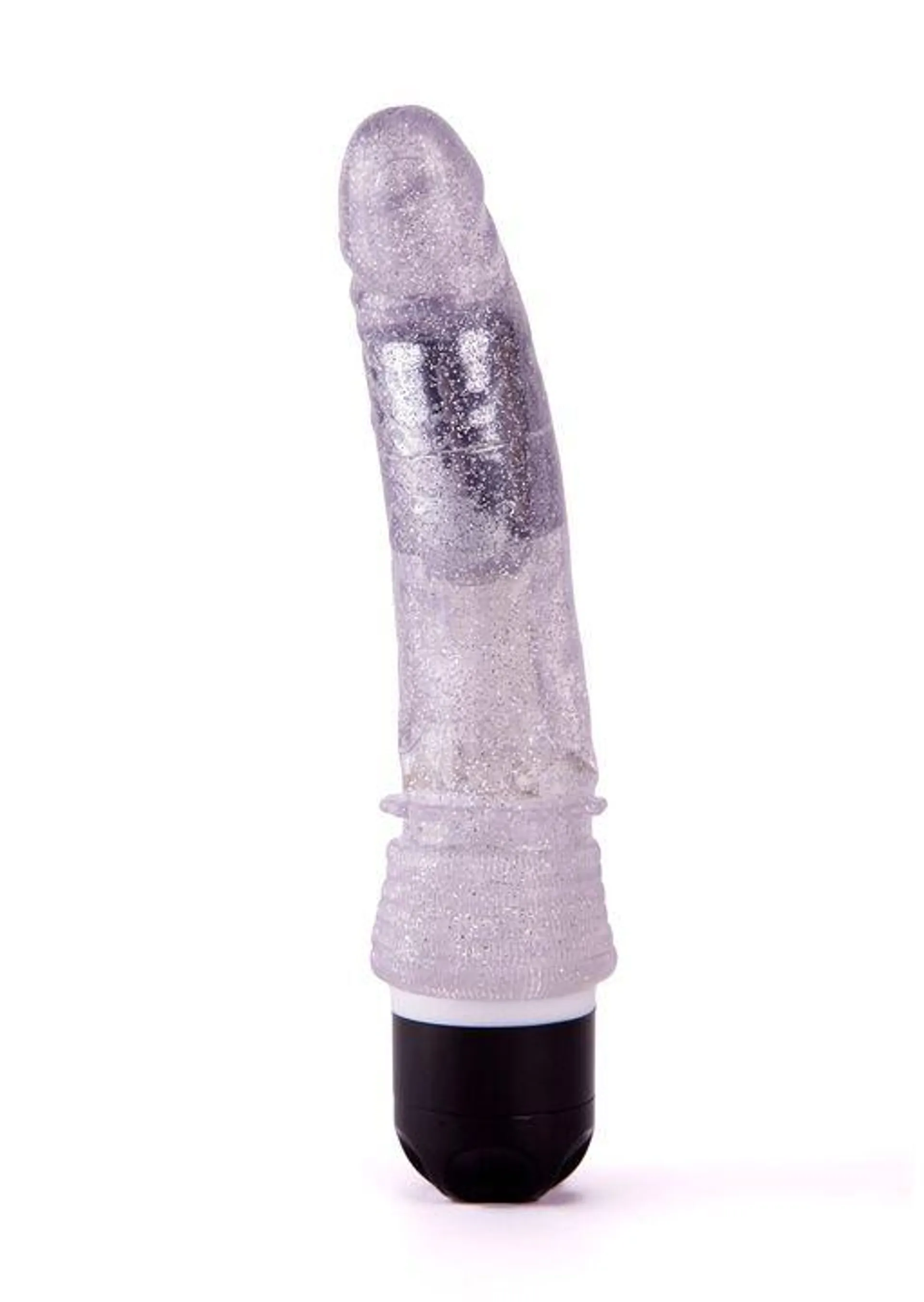 Glitter Jelly Vibrating Dildo