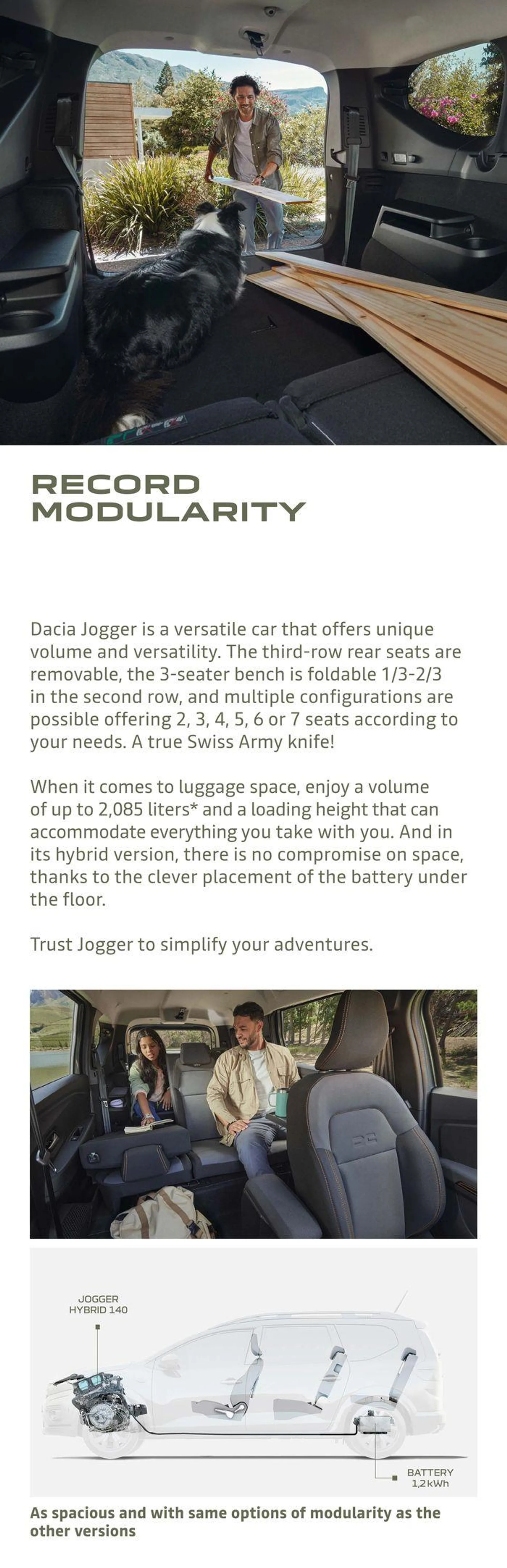 Dacia Jogger from 3 July to 30 September 2024 - Catalogue Page 11