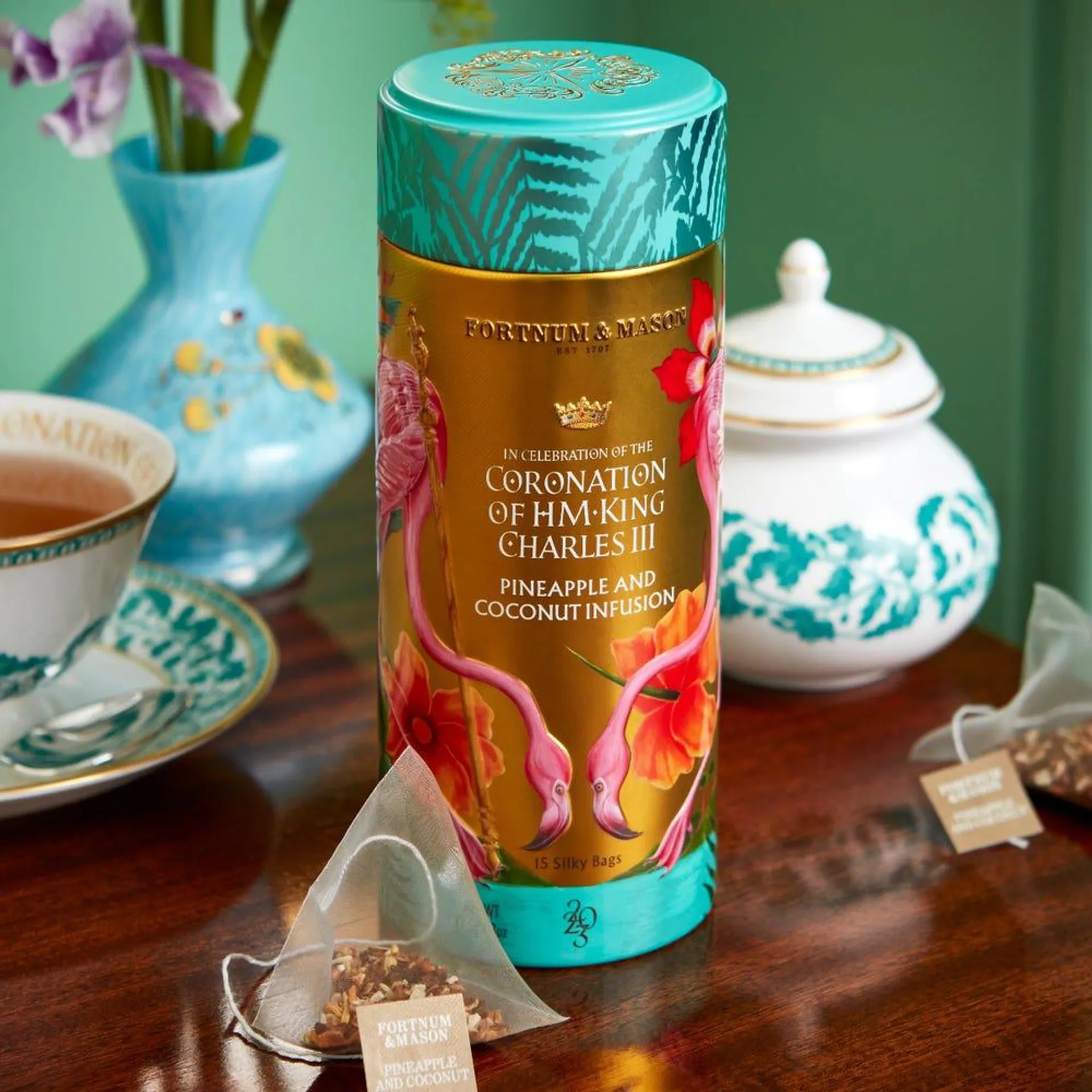 Fortnum's Coronation Pineapple and Coconut Infusion, 15 Silky Teabags