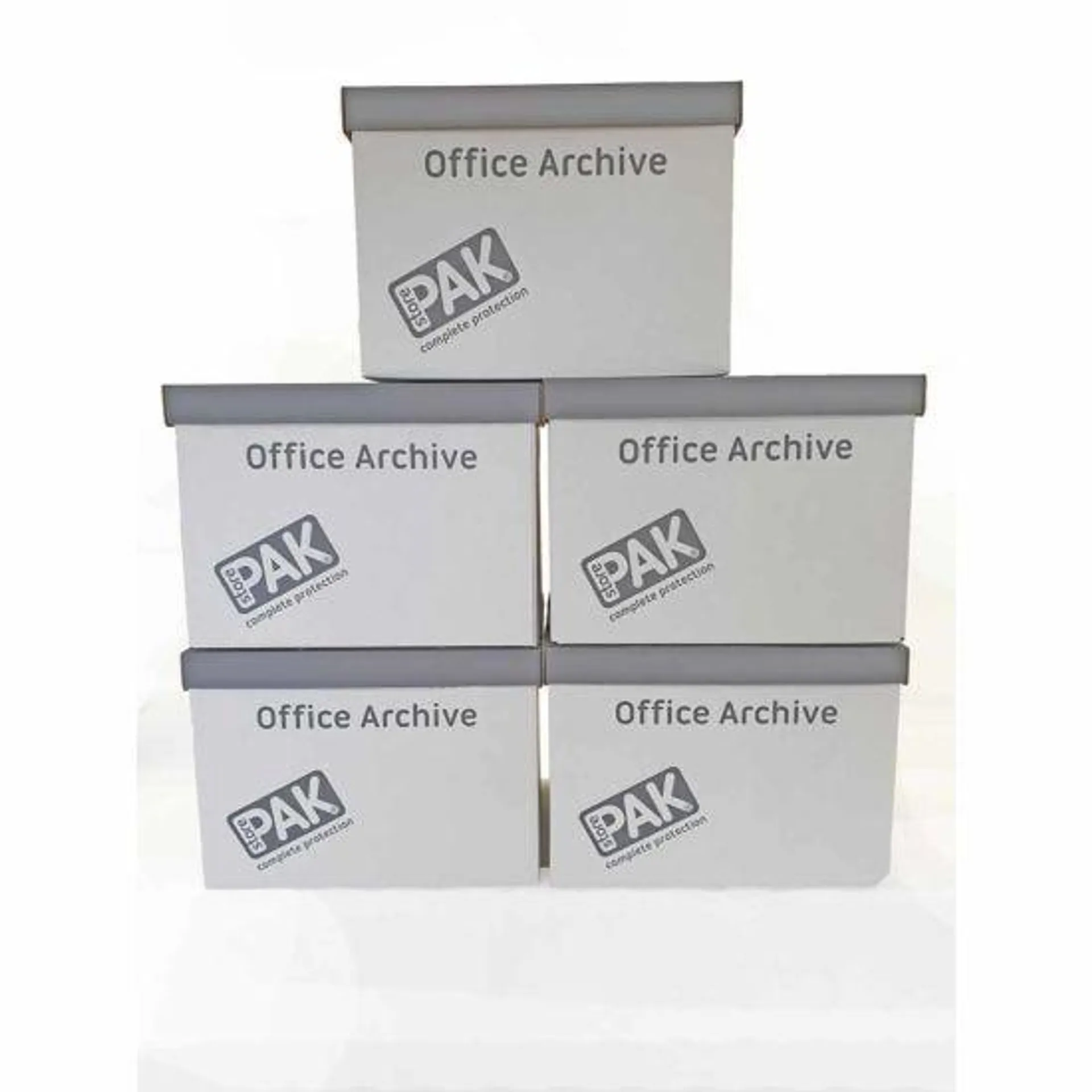 StorePAK Office Archive Box and Lid Pack of 5
