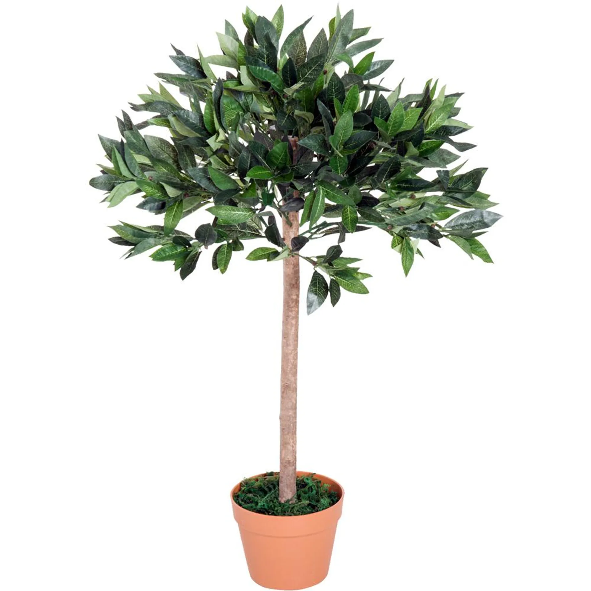 Outsunny Olive Tree Artificial Plant In Pot 3ft