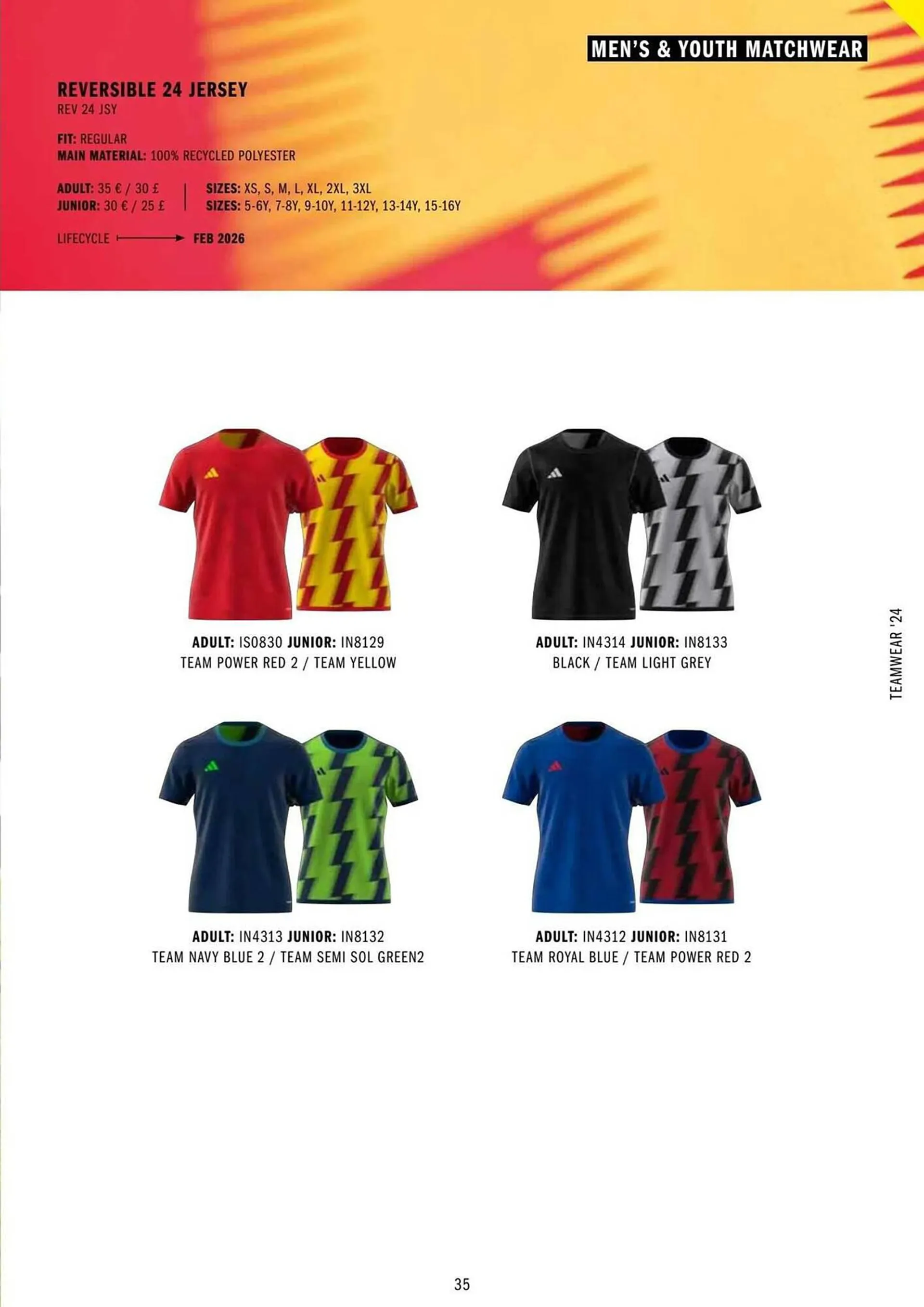 Adidas leaflet from 11 March to 31 December 2024 - Catalogue Page 35