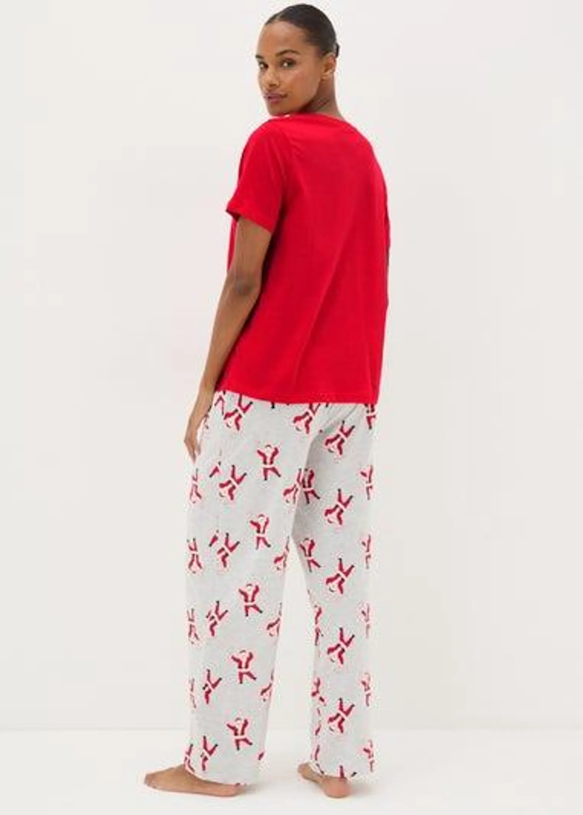 Red Tis The Season Pyjama Set