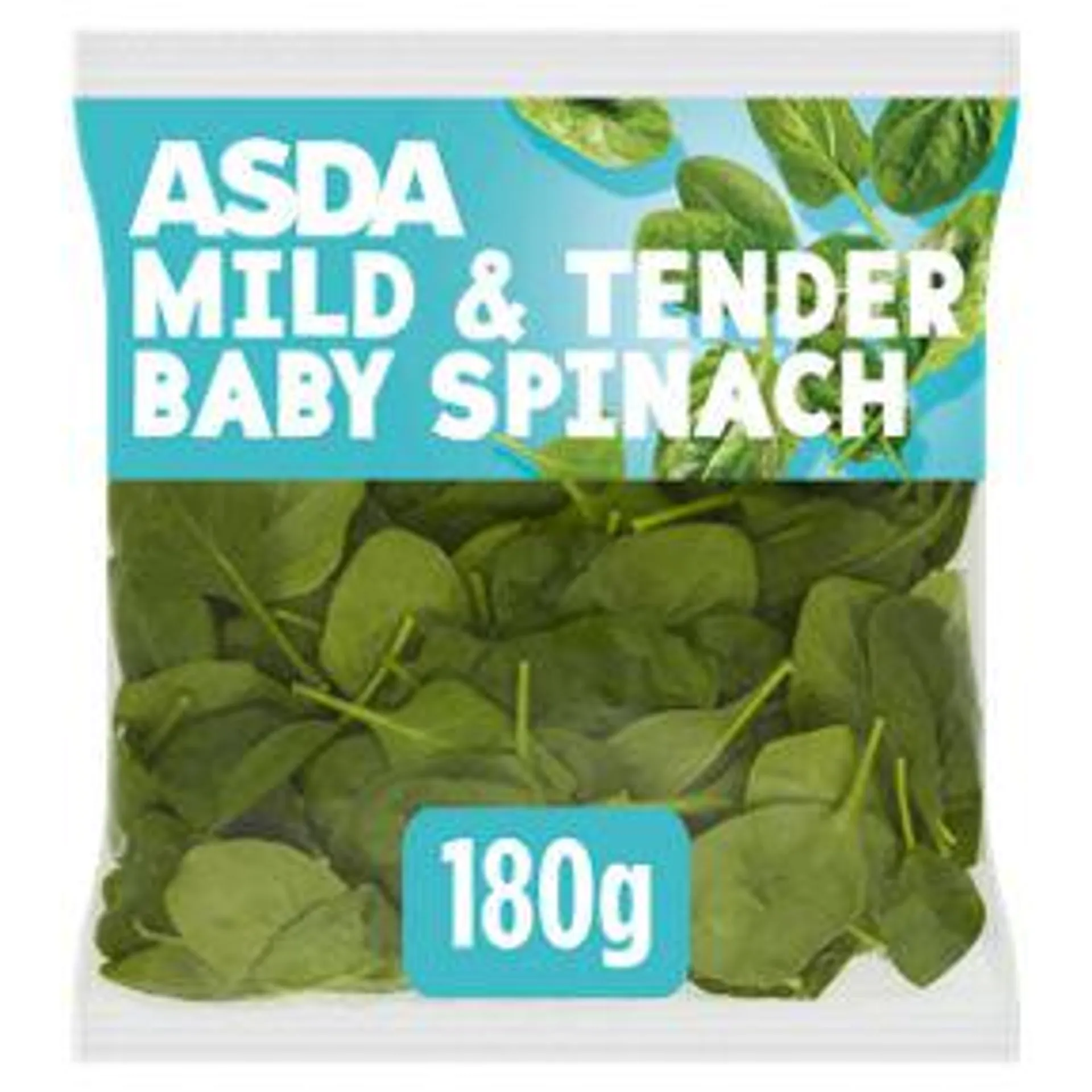 ASDA Mild Tender Baby Spinach